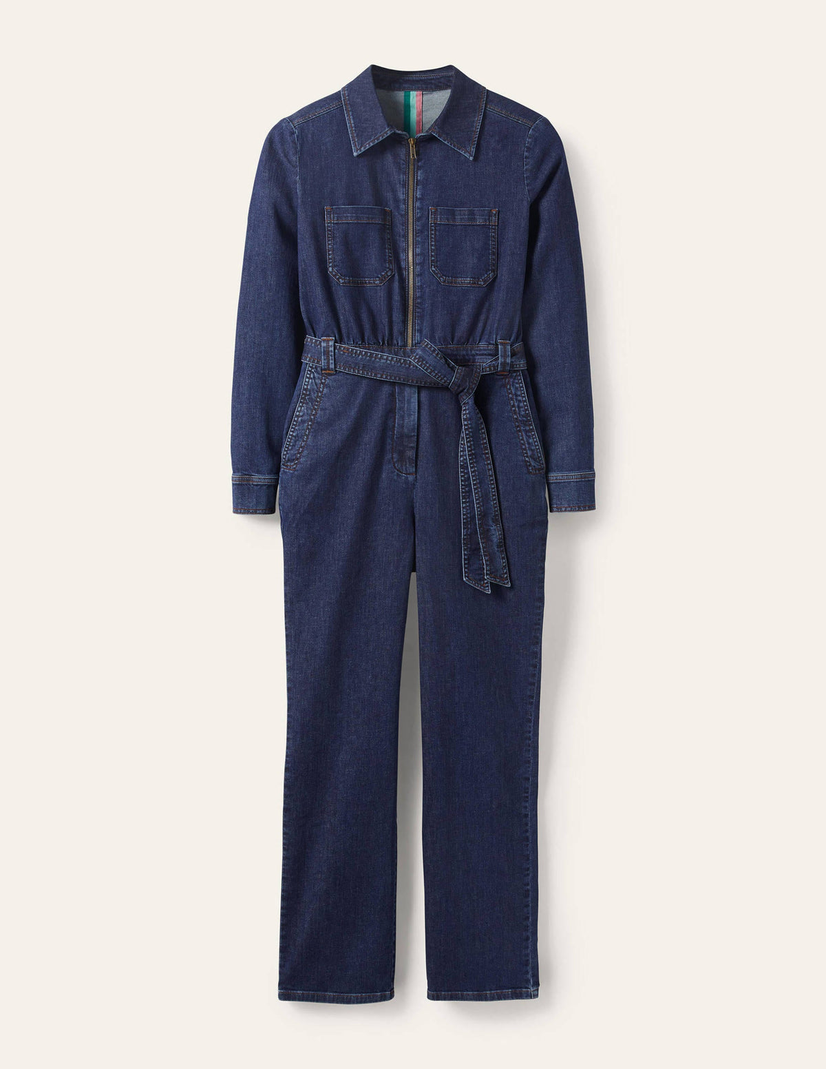 Overall mit durchgehendem Reißverschluss-Dunkles Vintageblau - Image 5
