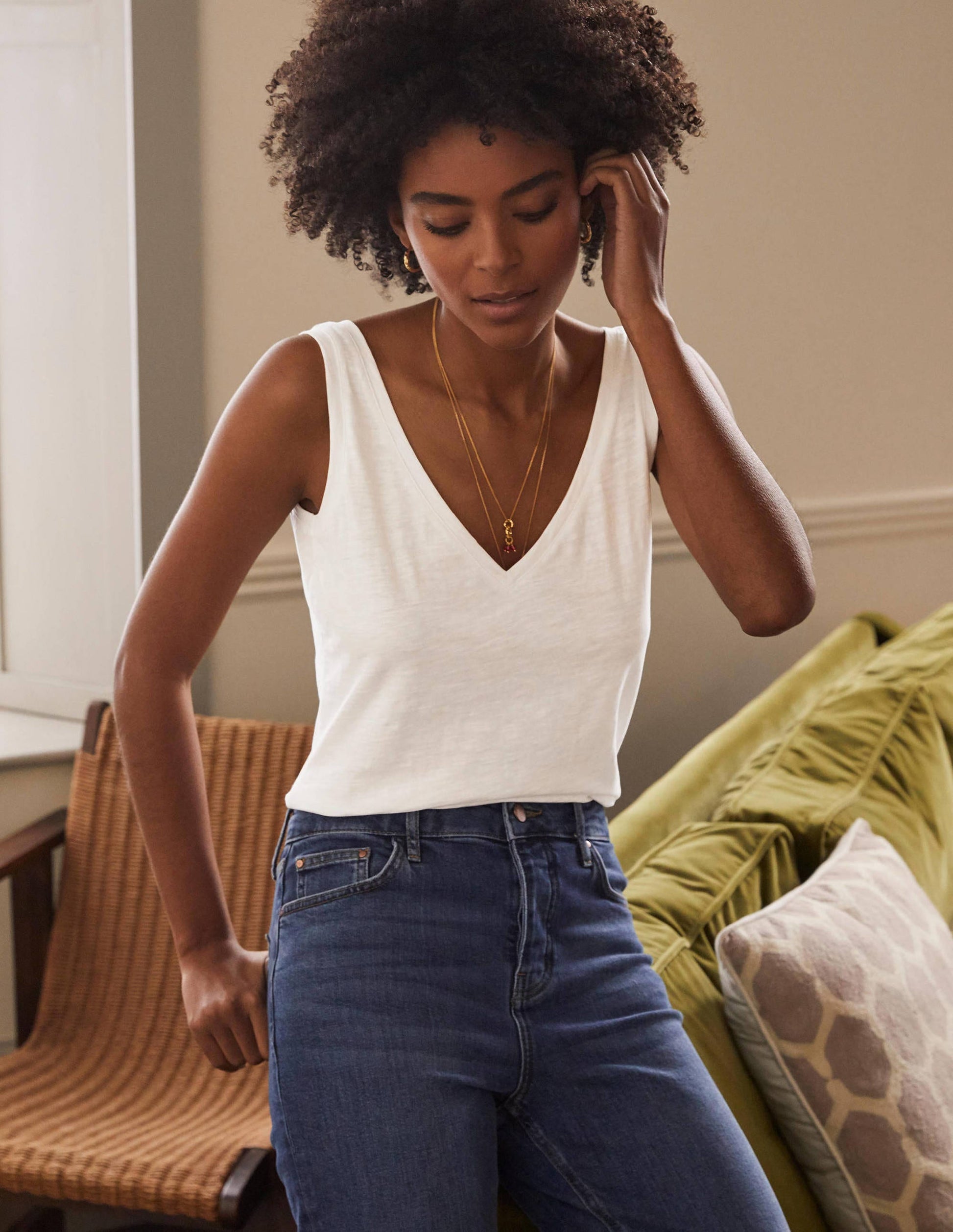 Cotton Vest-White-1