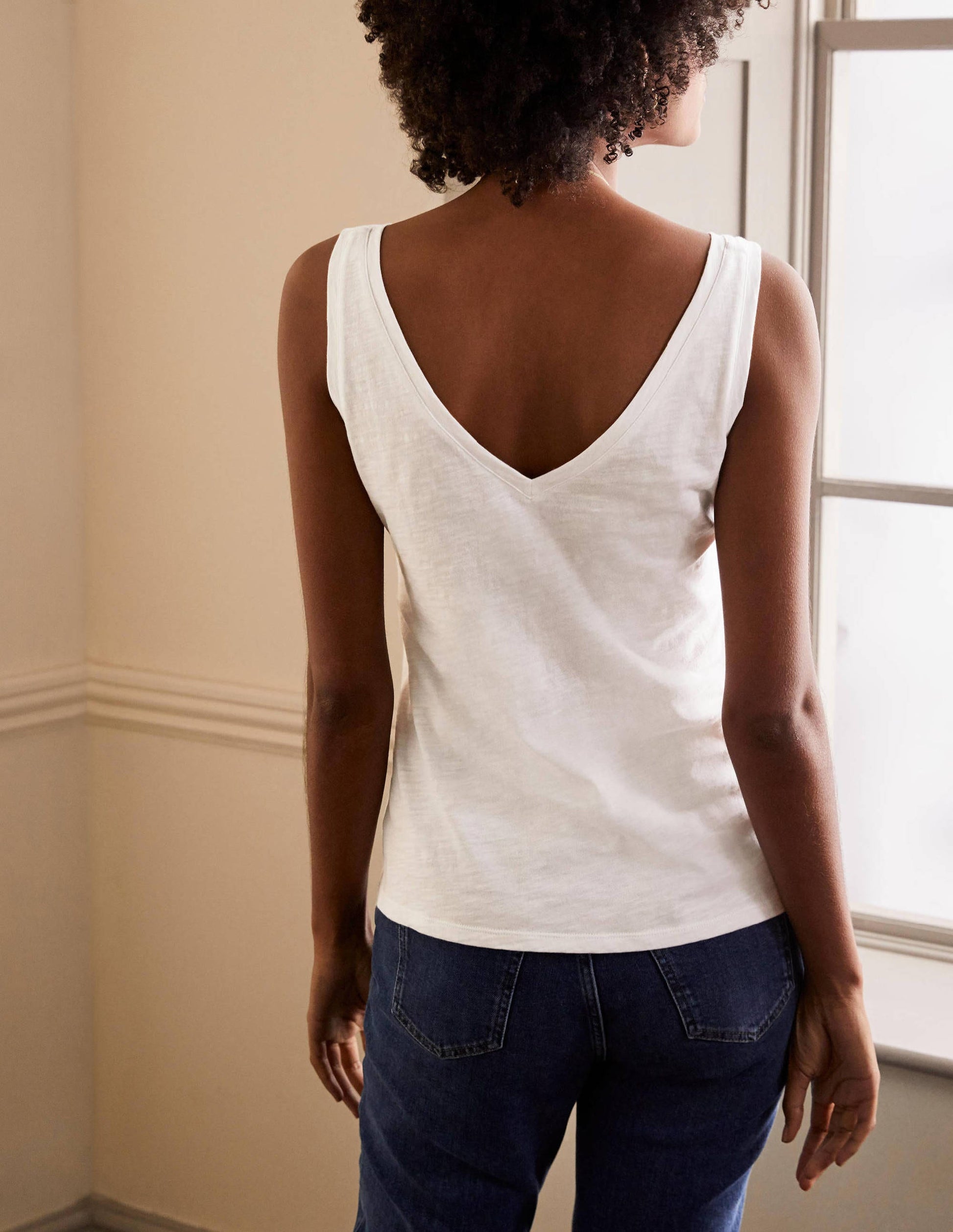 Cotton Vest-White-3