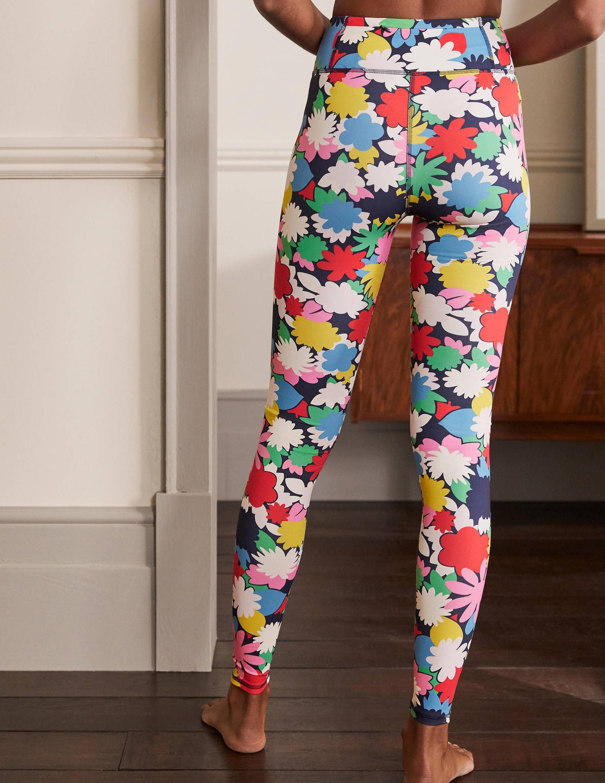 Legging taille haute-Bleu marine, boîte de couleurs-3