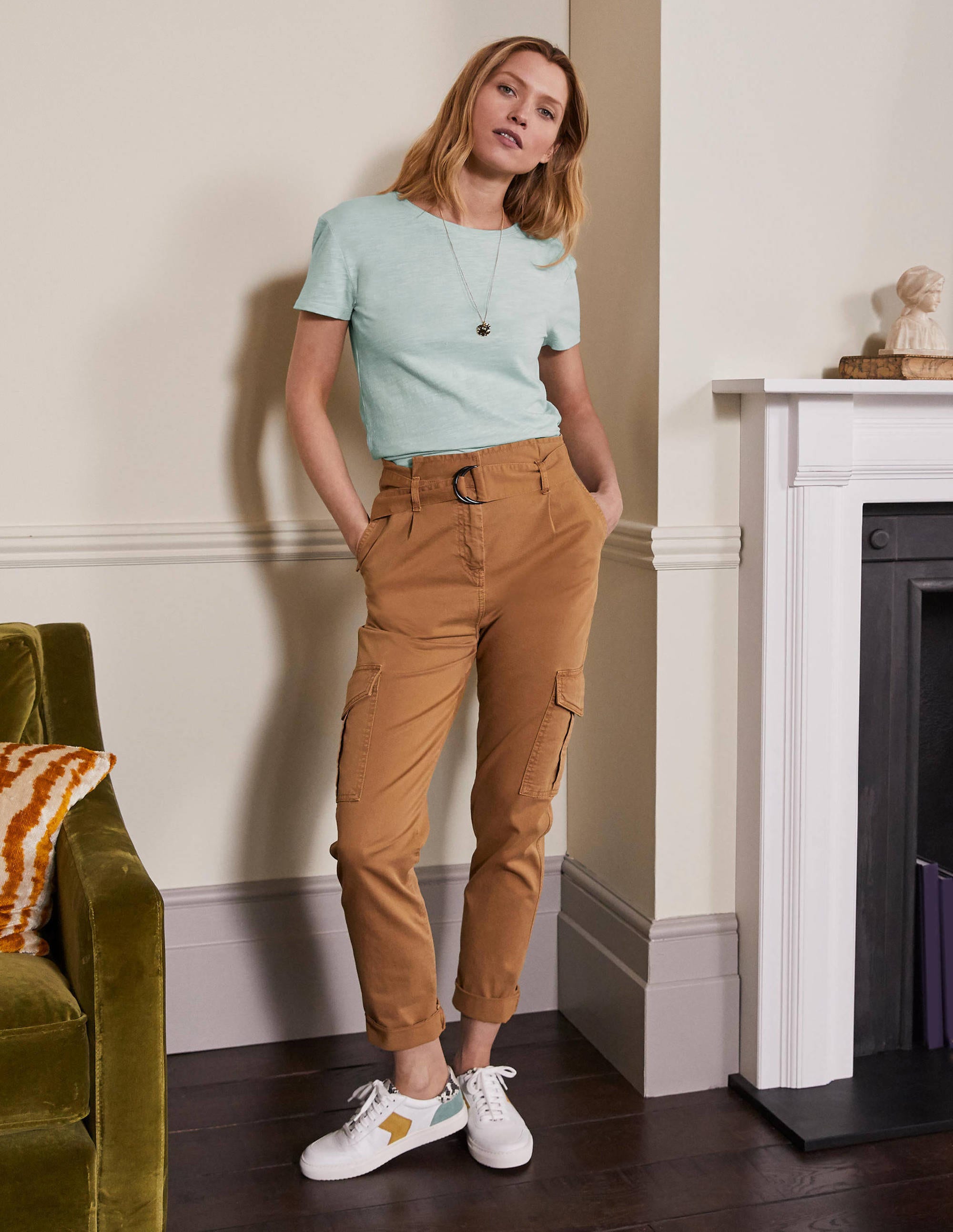Le T-shirt boyfriend en coton-Eau douce - Image 2