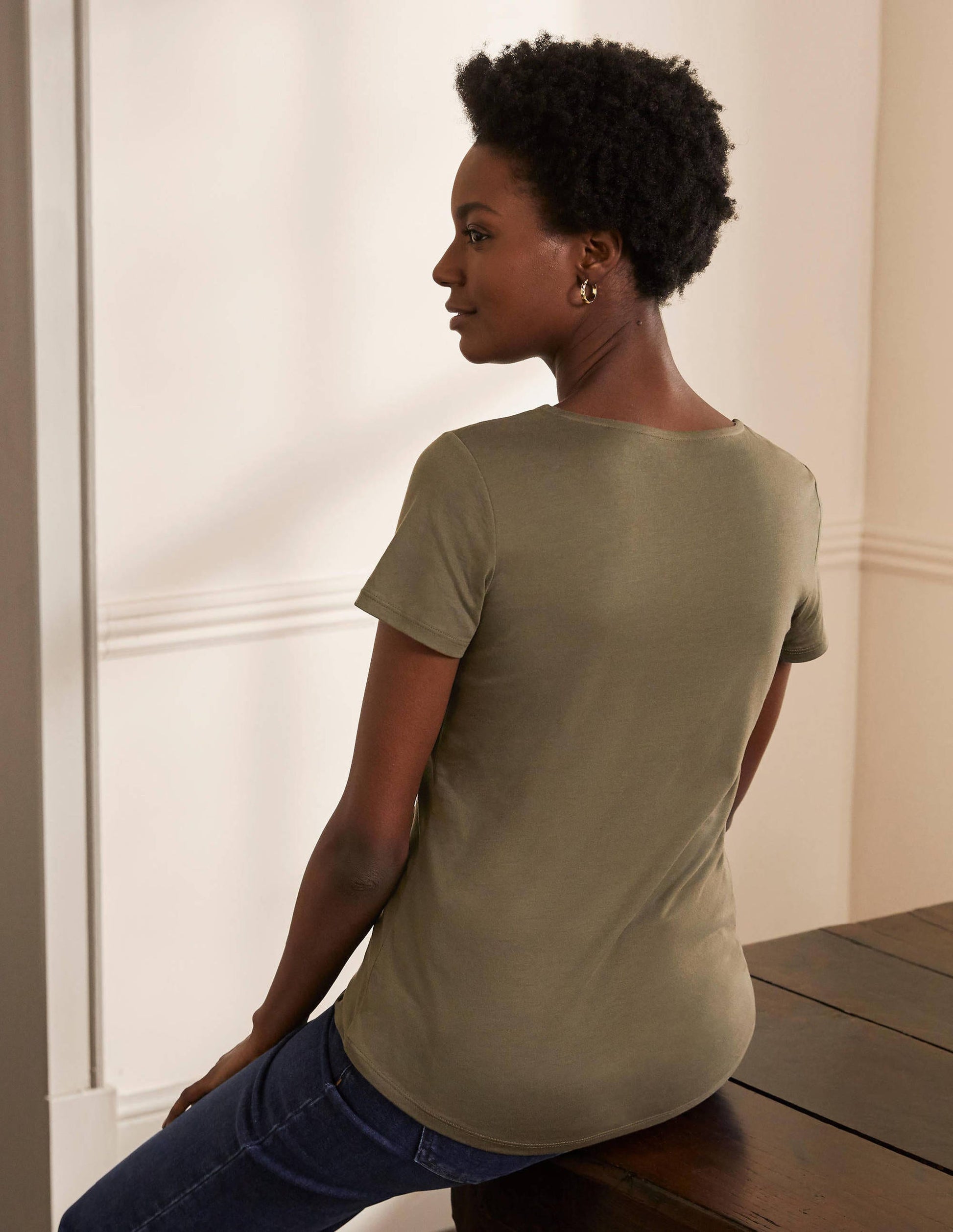 Supersoft Scoop Tee-Classic Khaki-3
