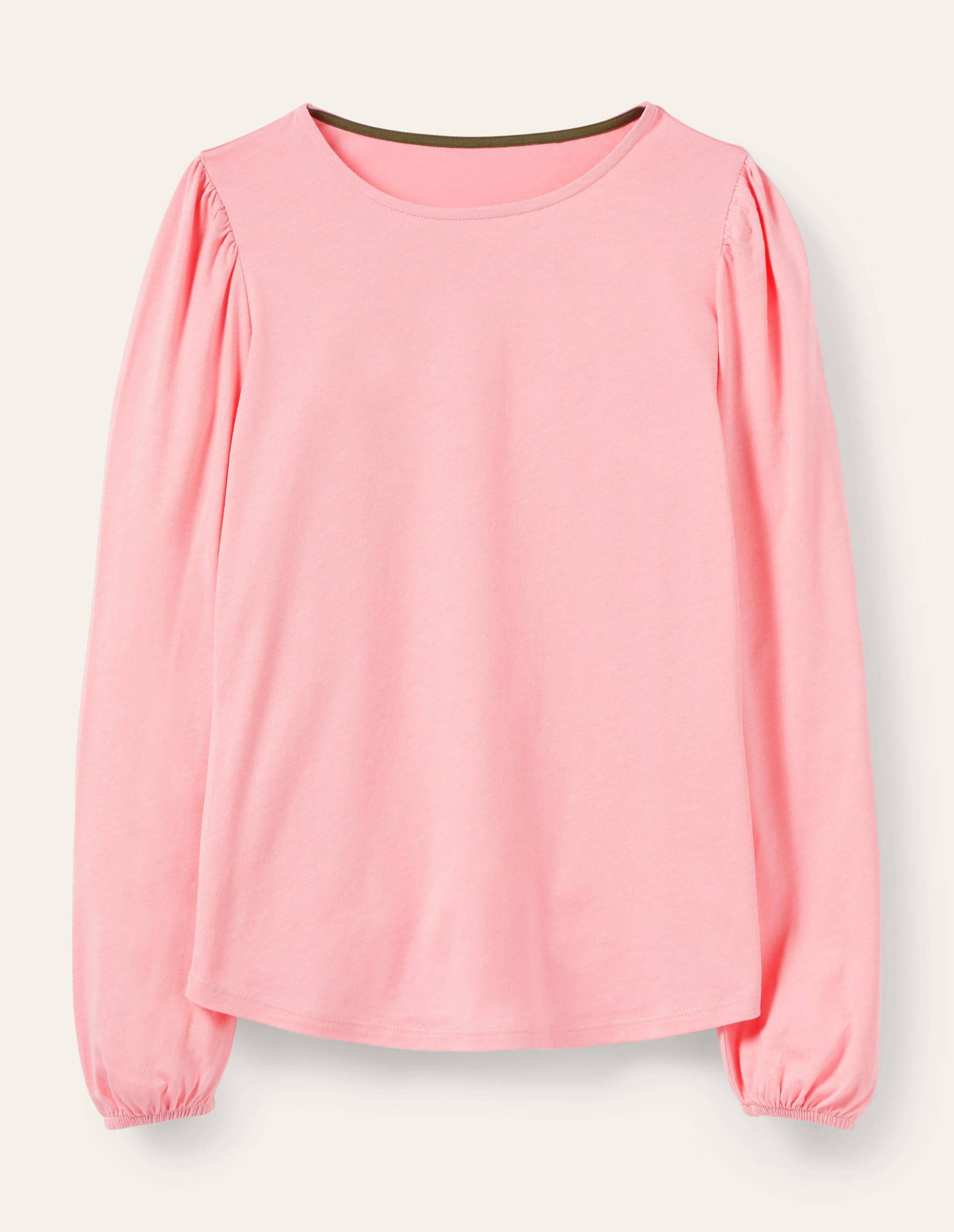 Top à manches longues ultra-doux-Rose formica-5