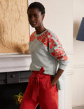 Jasmine Sweatshirt-Grau Meliert