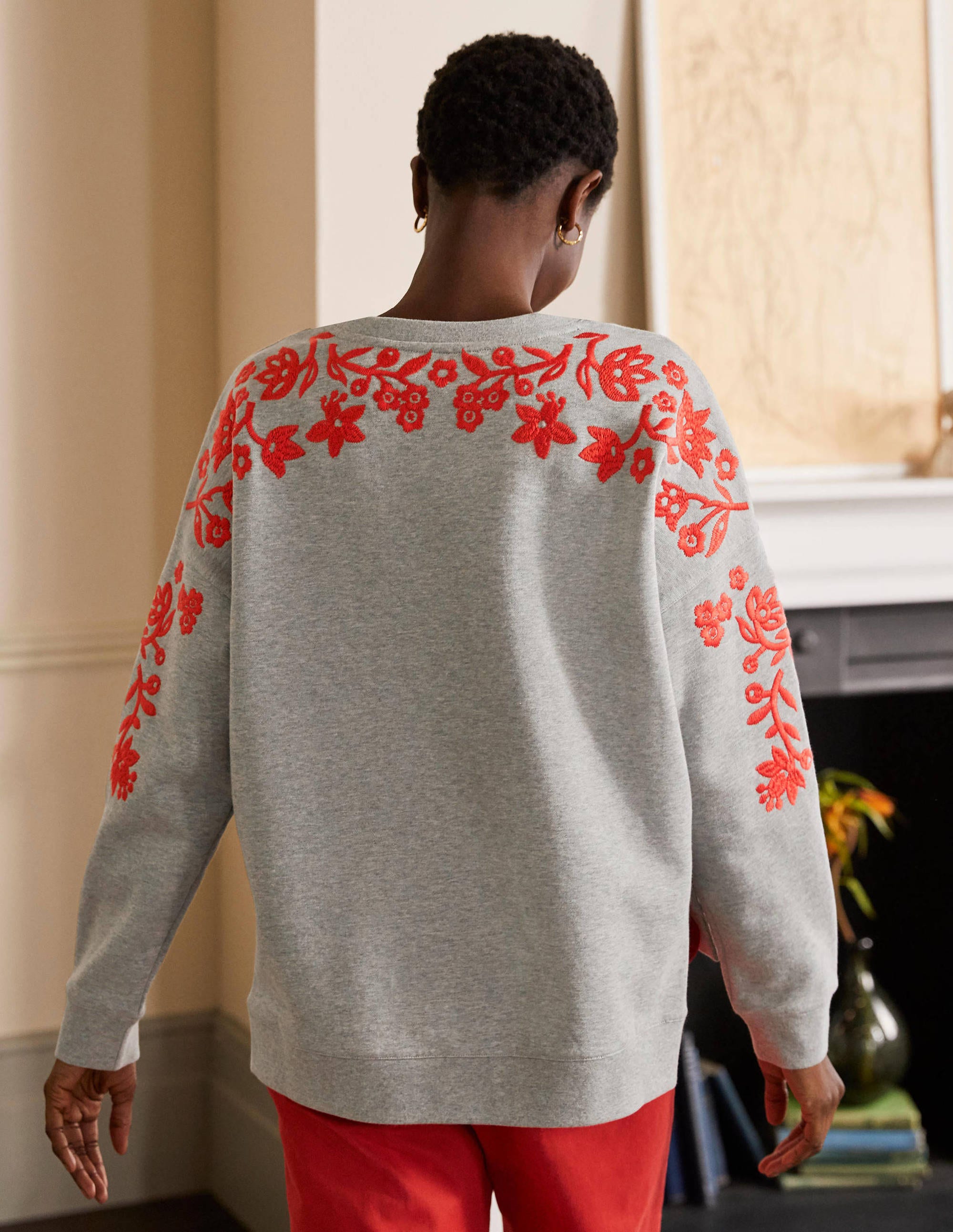 Jasmine Sweatshirt-Grau Meliert - Image 3
