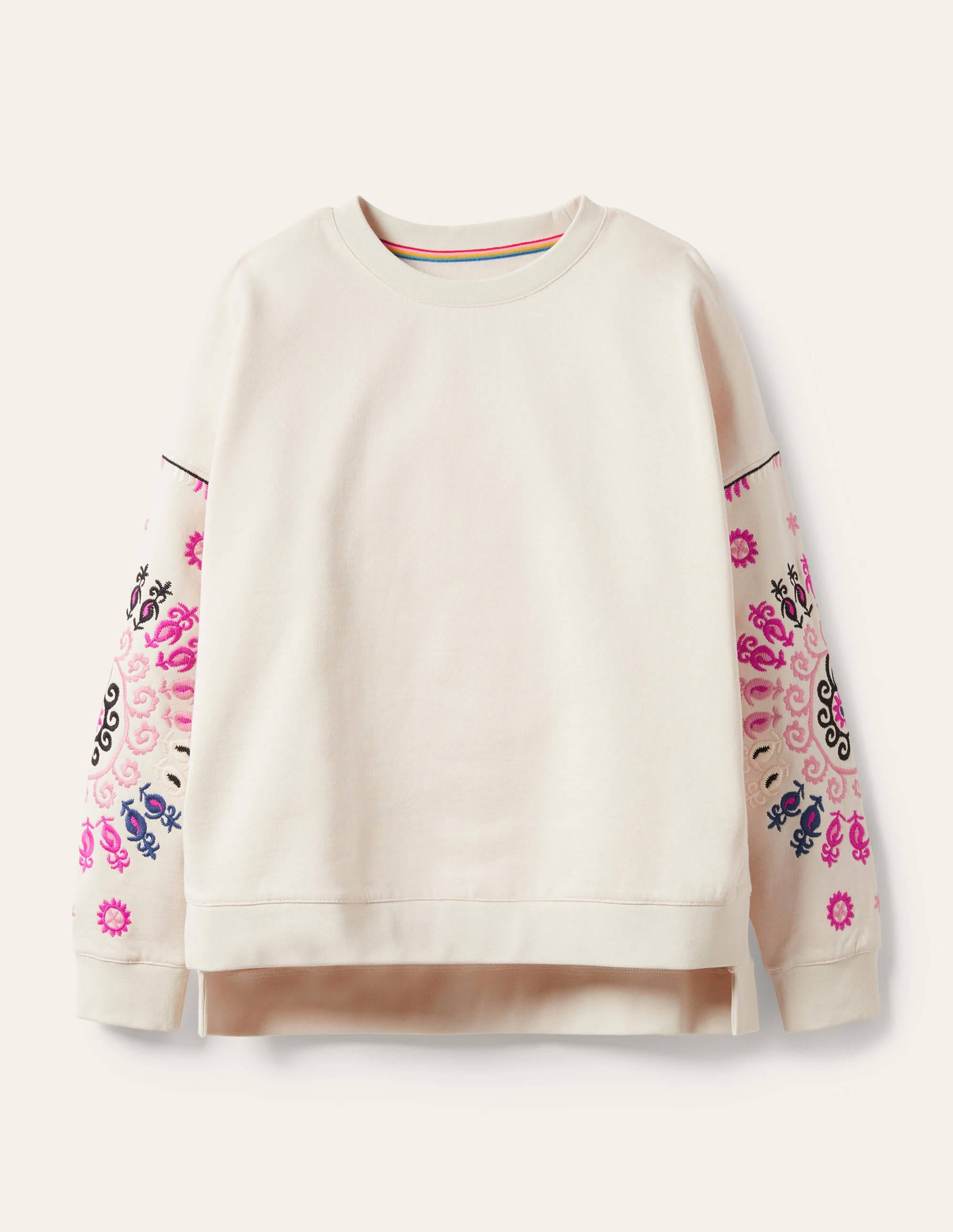 Jasmine Sweatshirt-Naturweiß/Bunt, Stickerei - Image 5