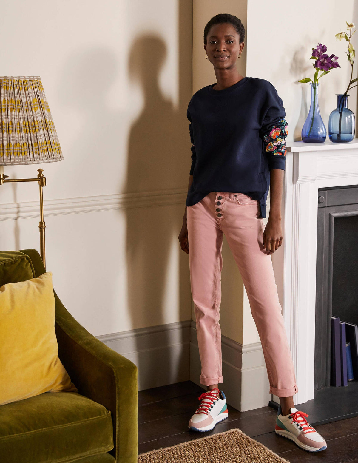 Jasmine Sweatshirt-Marineblau-4