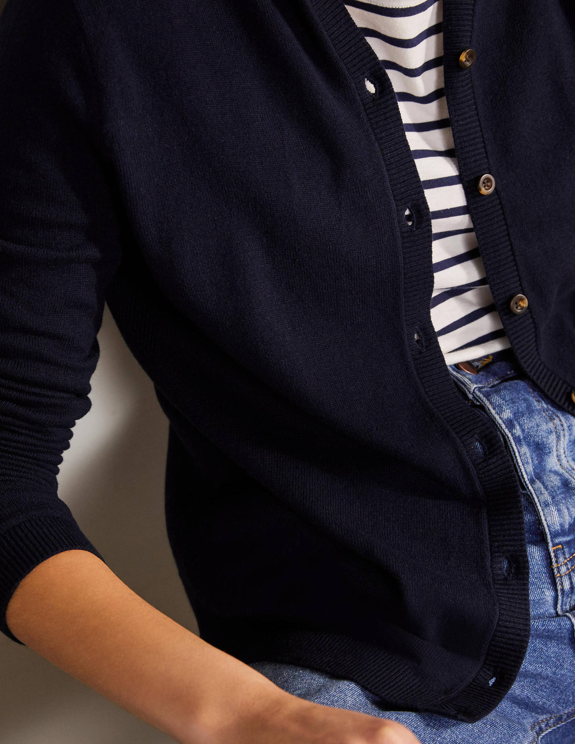 Elodie Relaxed Hoodie-Navy - Image 4