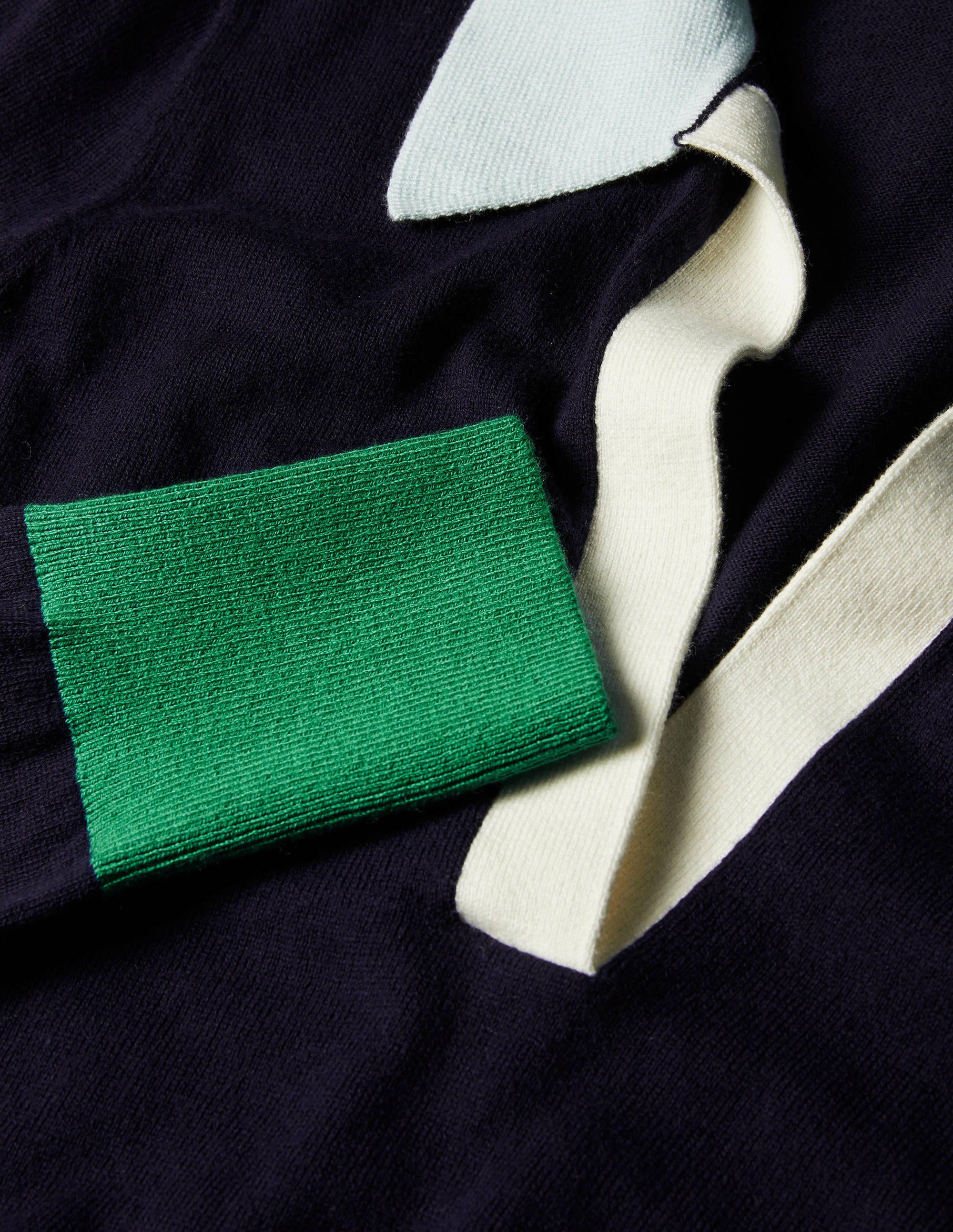 Pull avec col-Bleu marine - Image 6