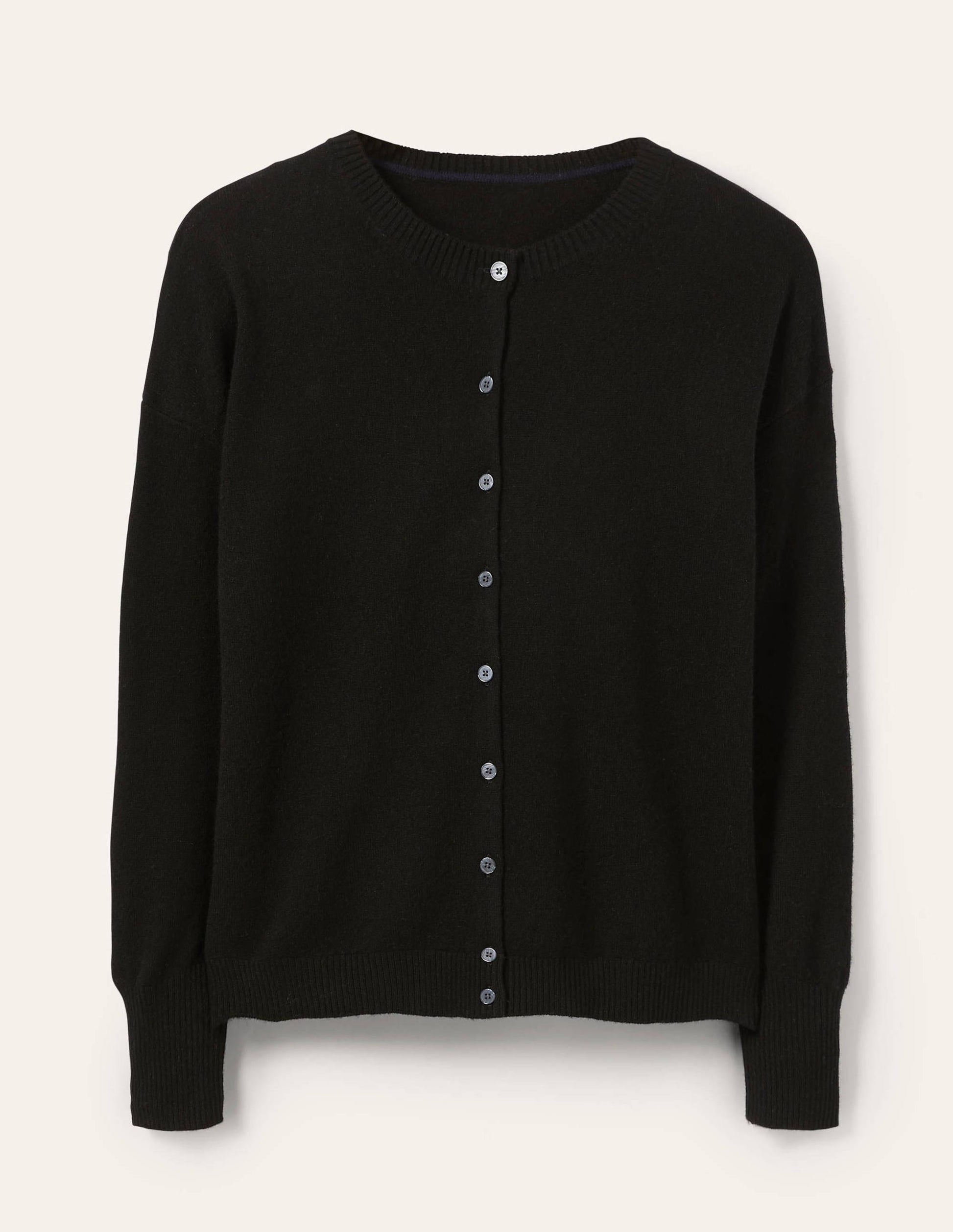 Cashmere Cardigan-Black-5