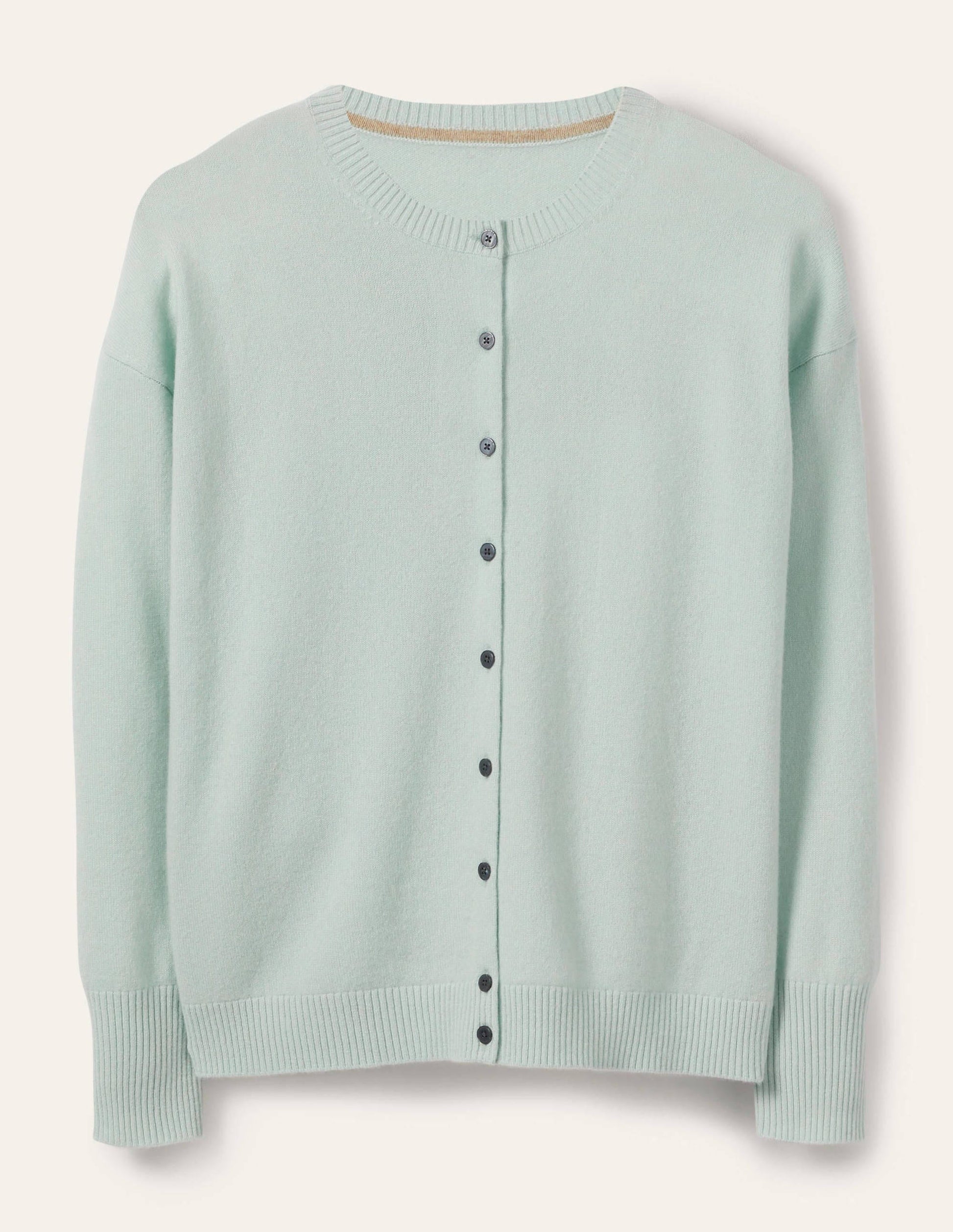 Cashmere Cardigan-Mint Blue-5