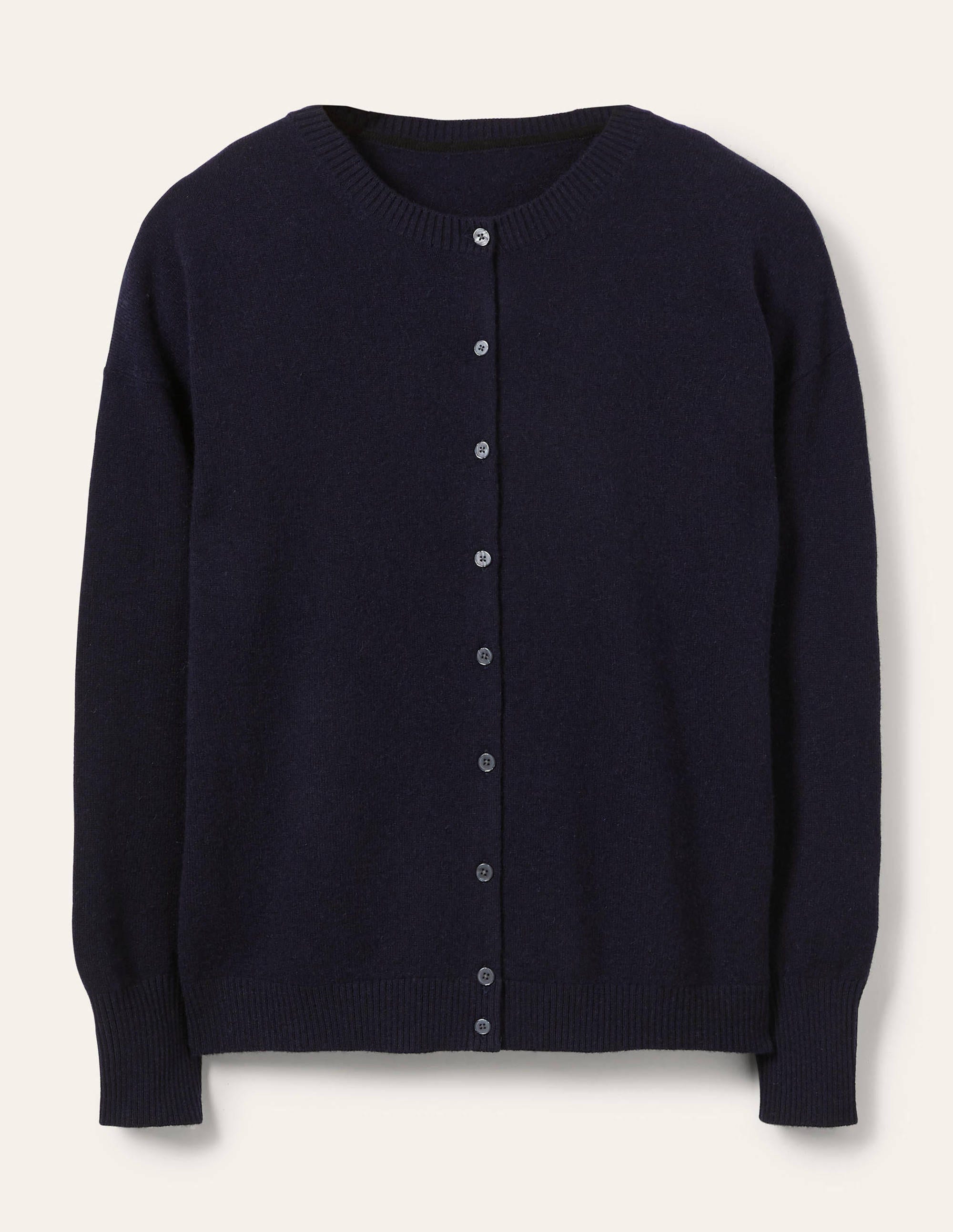 Cashmere Cardigan-Navy - Image 5
