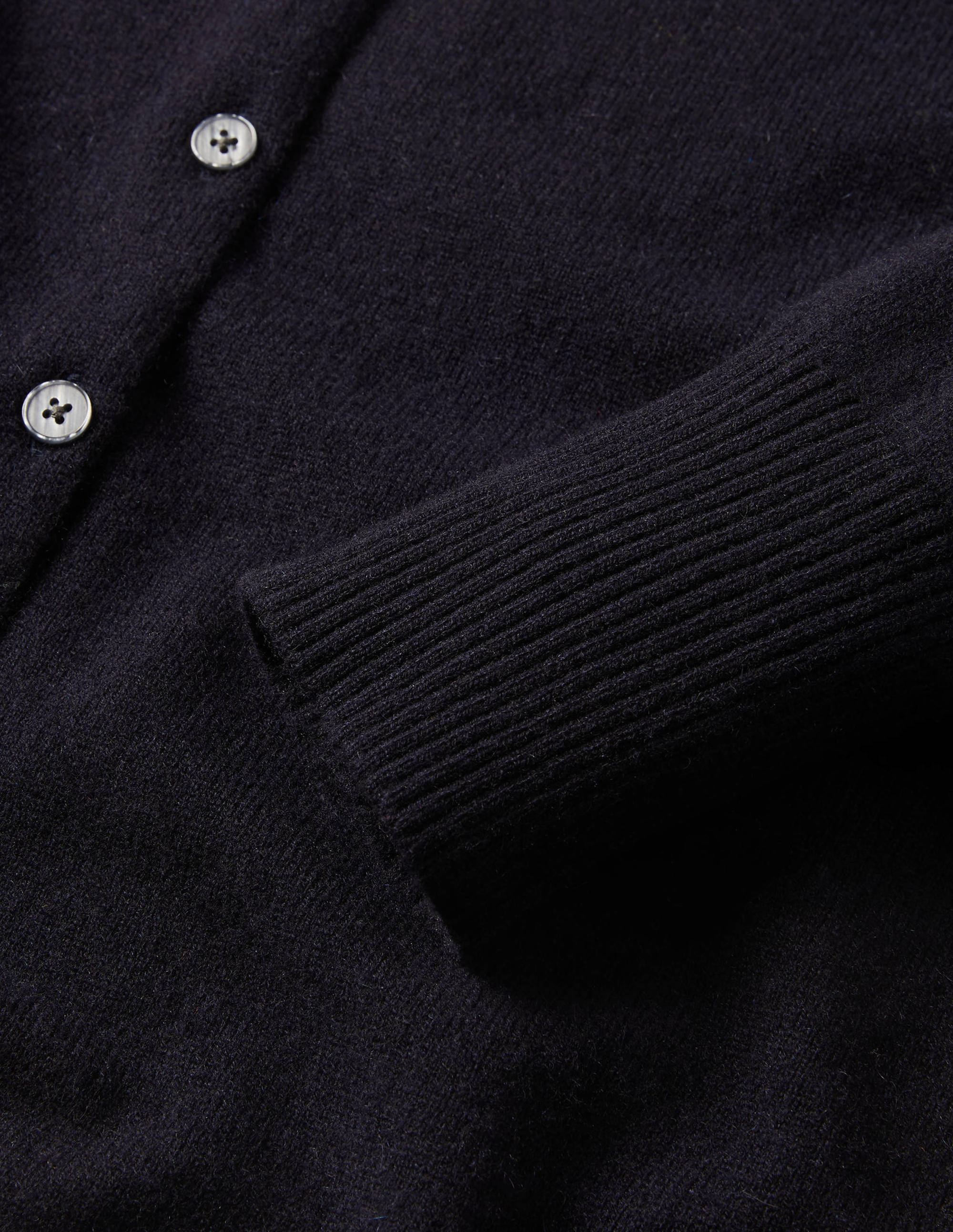 Cashmere Cardigan-Navy - Image 6