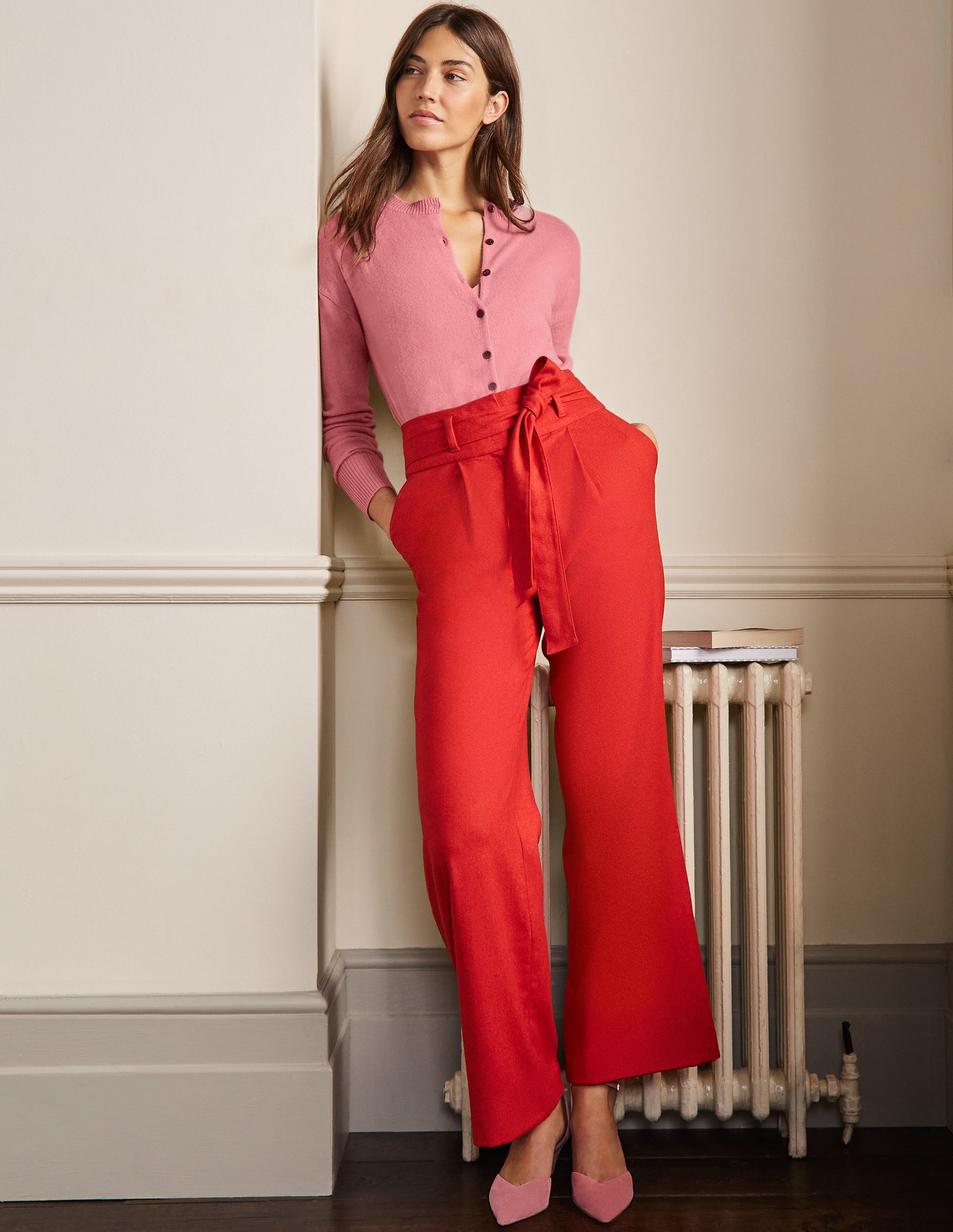 Cashmere Cardigan-Formica Pink - Image 1