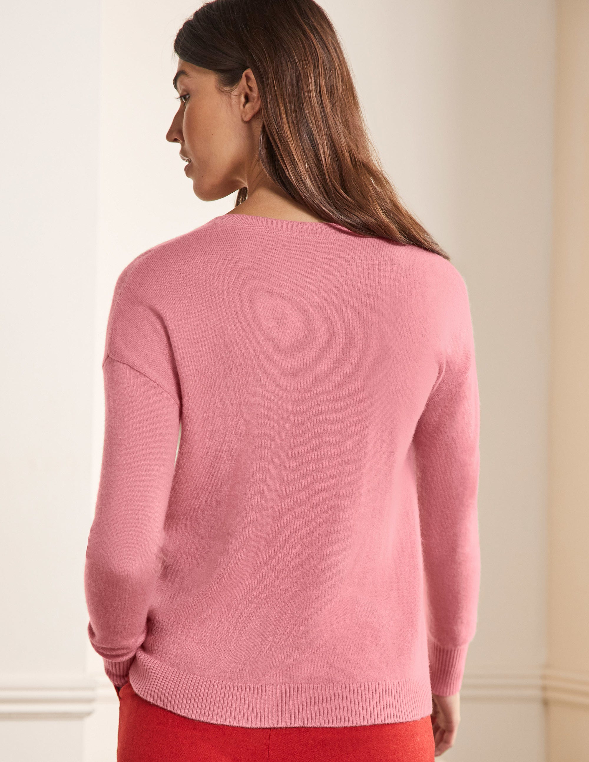 Cashmere Cardigan-Formica Pink - Image 3