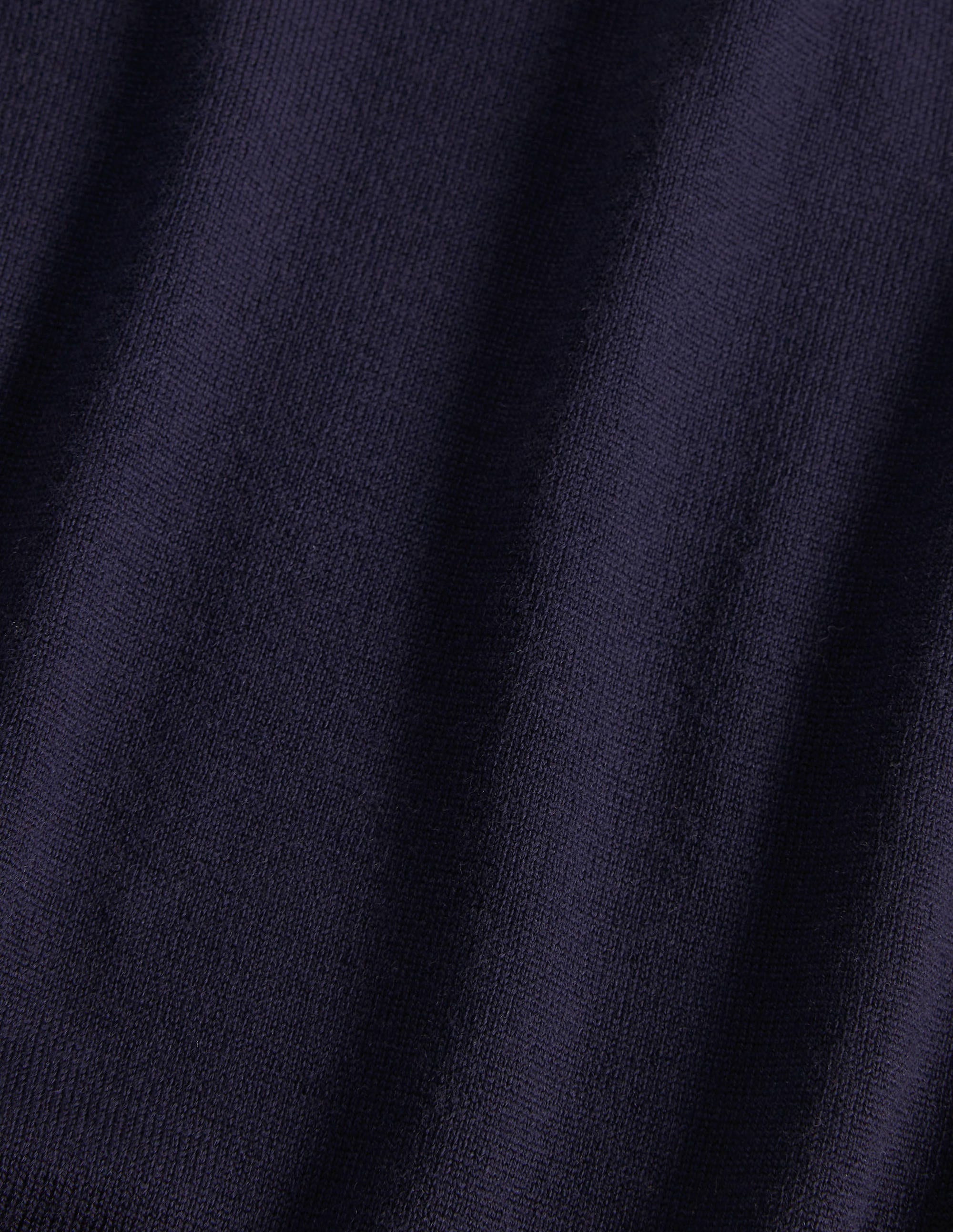 Strickoberteil aus Merinowolle mit Muschelausschnitt-Marineblau - Image 6