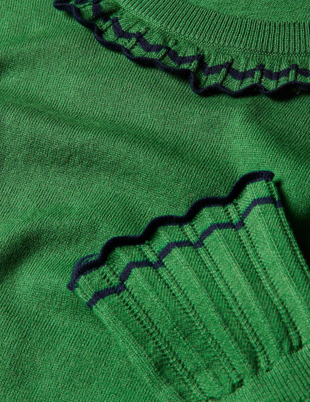 Aimee Pointelle-Pullover-Tannengrün - Image 6