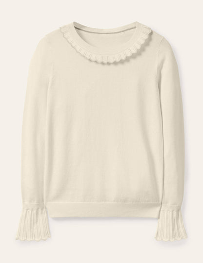 Aimee Pointelle-Pullover-Naturweiß-5