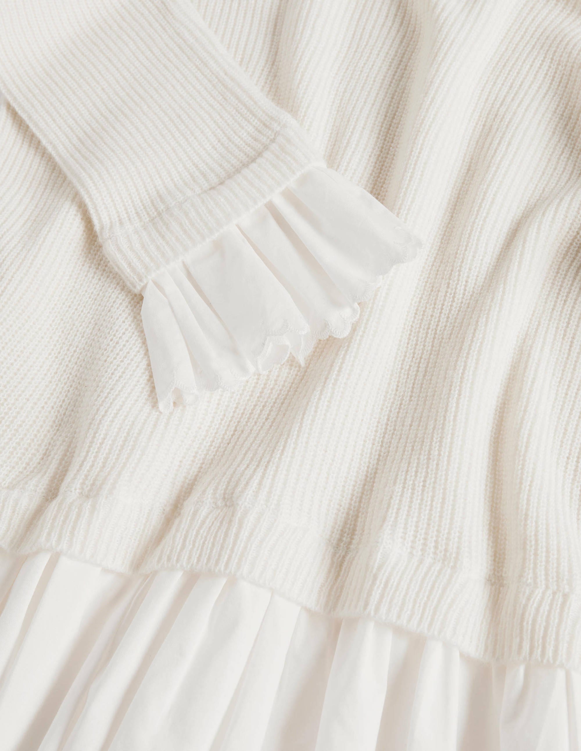 Catherine Flauschiger Webpullover-Naturweiß - Image 6