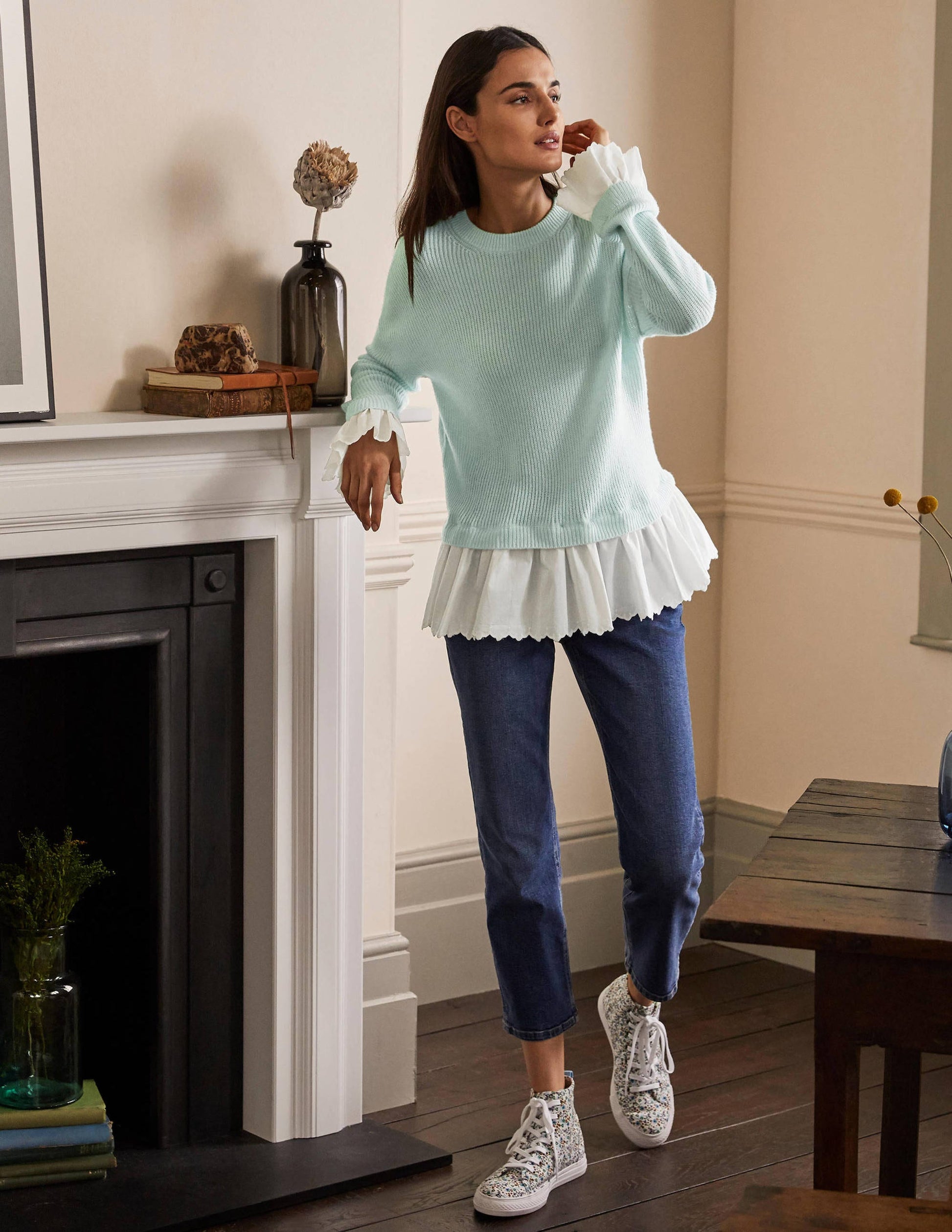 Catherine Woven Fluffy Jumper-Fresh Water-4