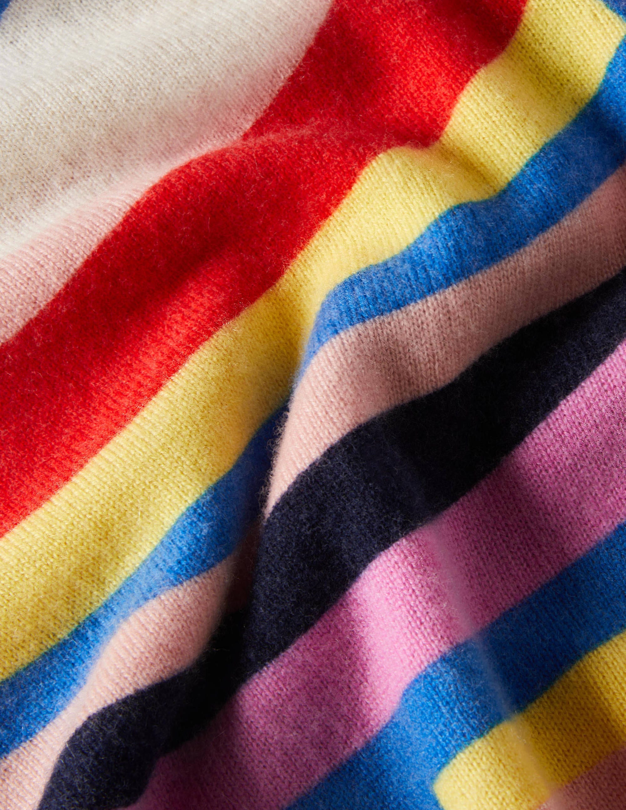 Margot Kaschmirpullover-Perlmutt, Abstrakter Regenbogen - Image 6