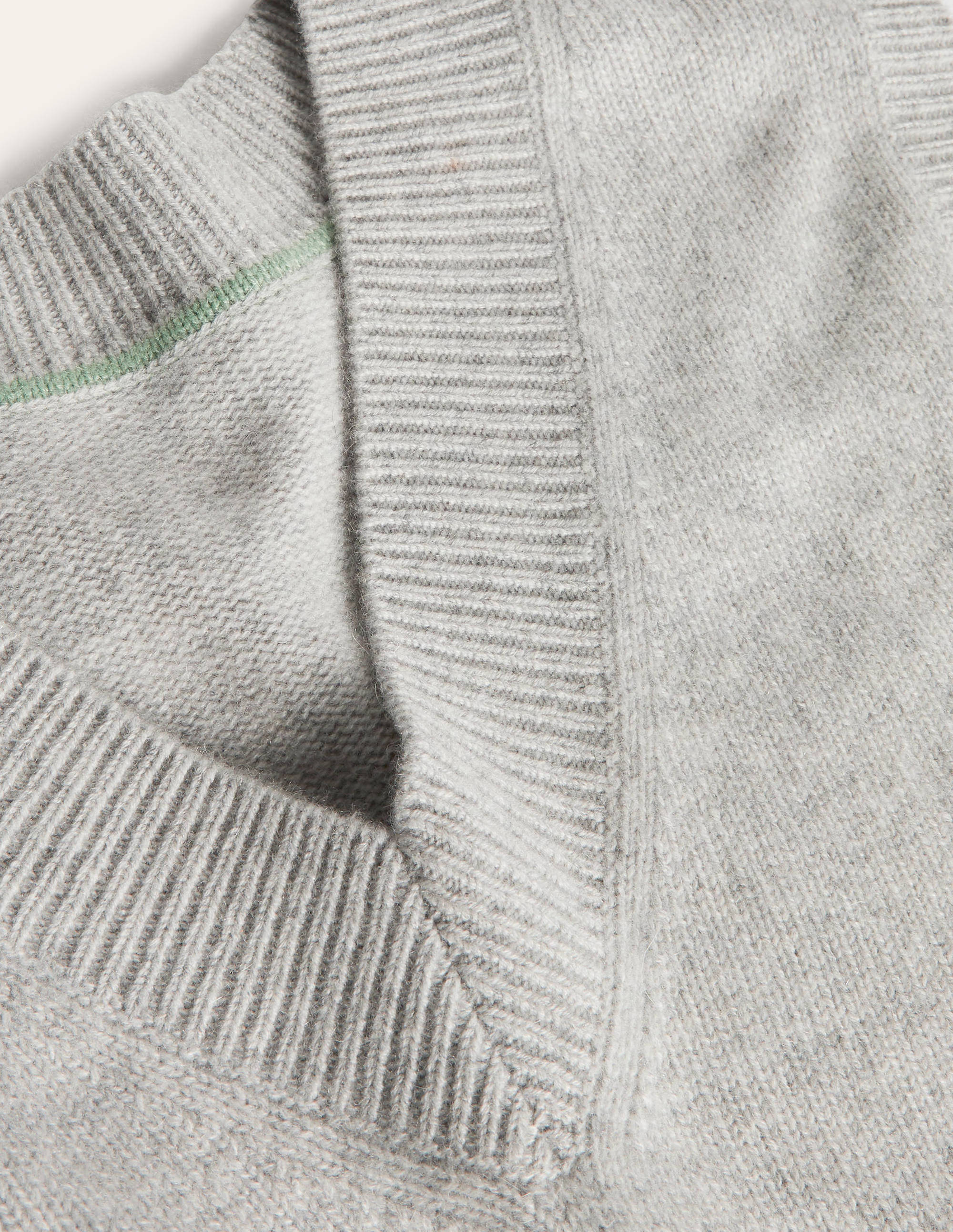 Débardeur décontracté en cachemire-Gris chiné - Image 6