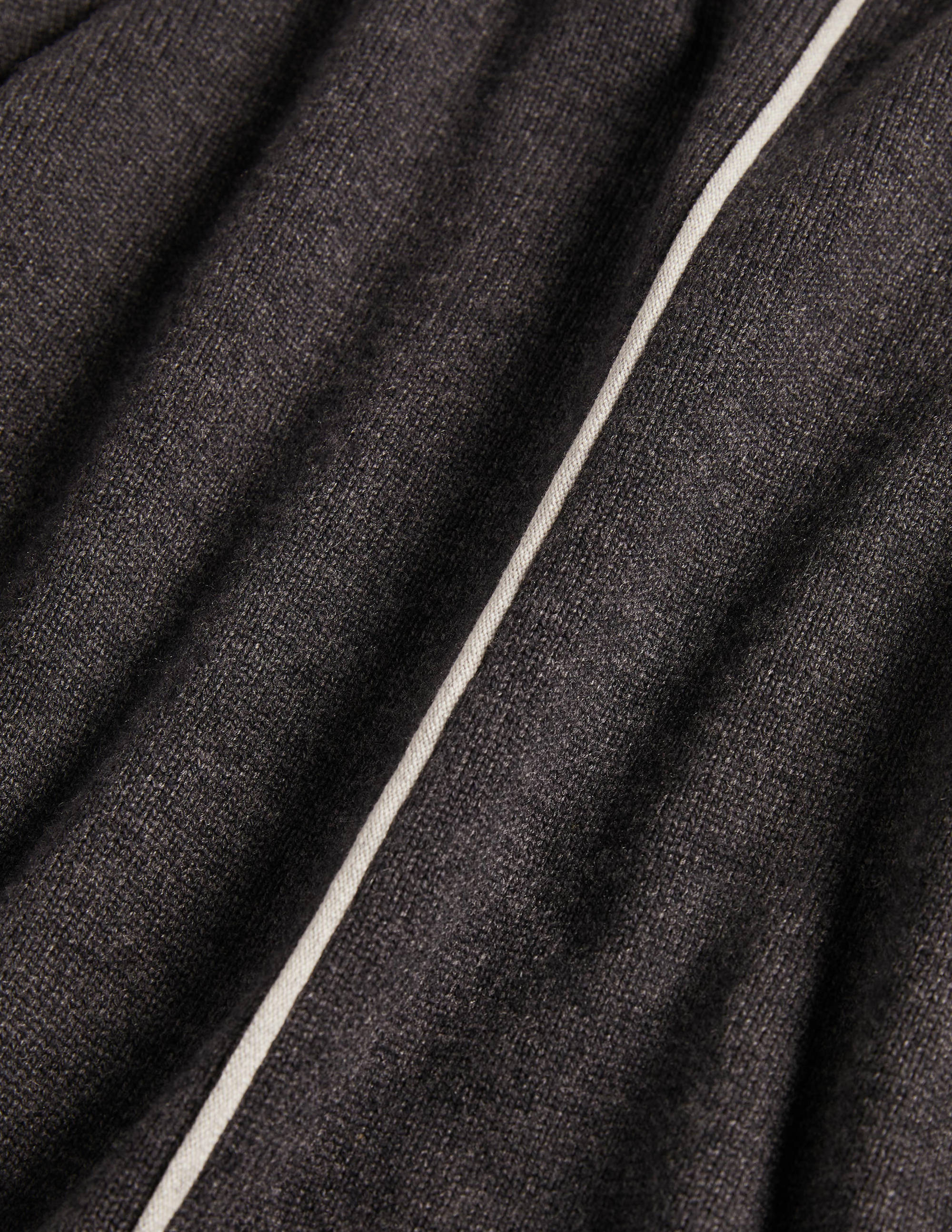 Pull col rond oversize-Anthracite chiné - Image 6