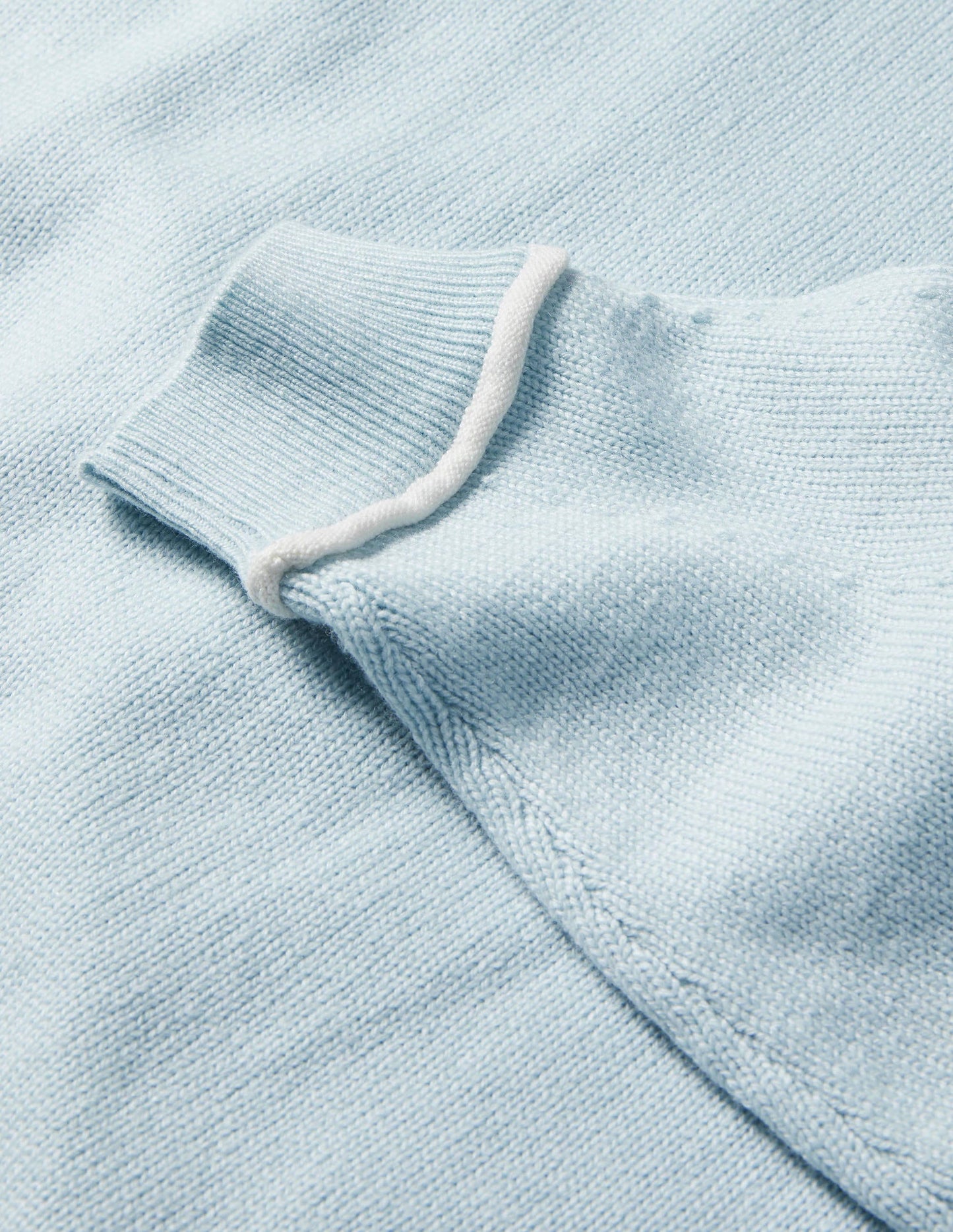 Oversize-Pullover mit Rundhalsausschnitt-Surfblau