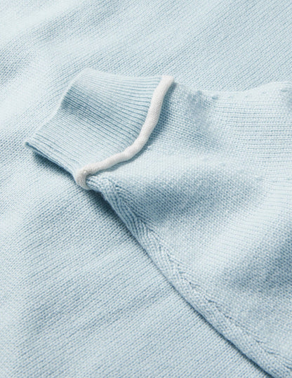 Oversize-Pullover mit Rundhalsausschnitt-Surfblau-6