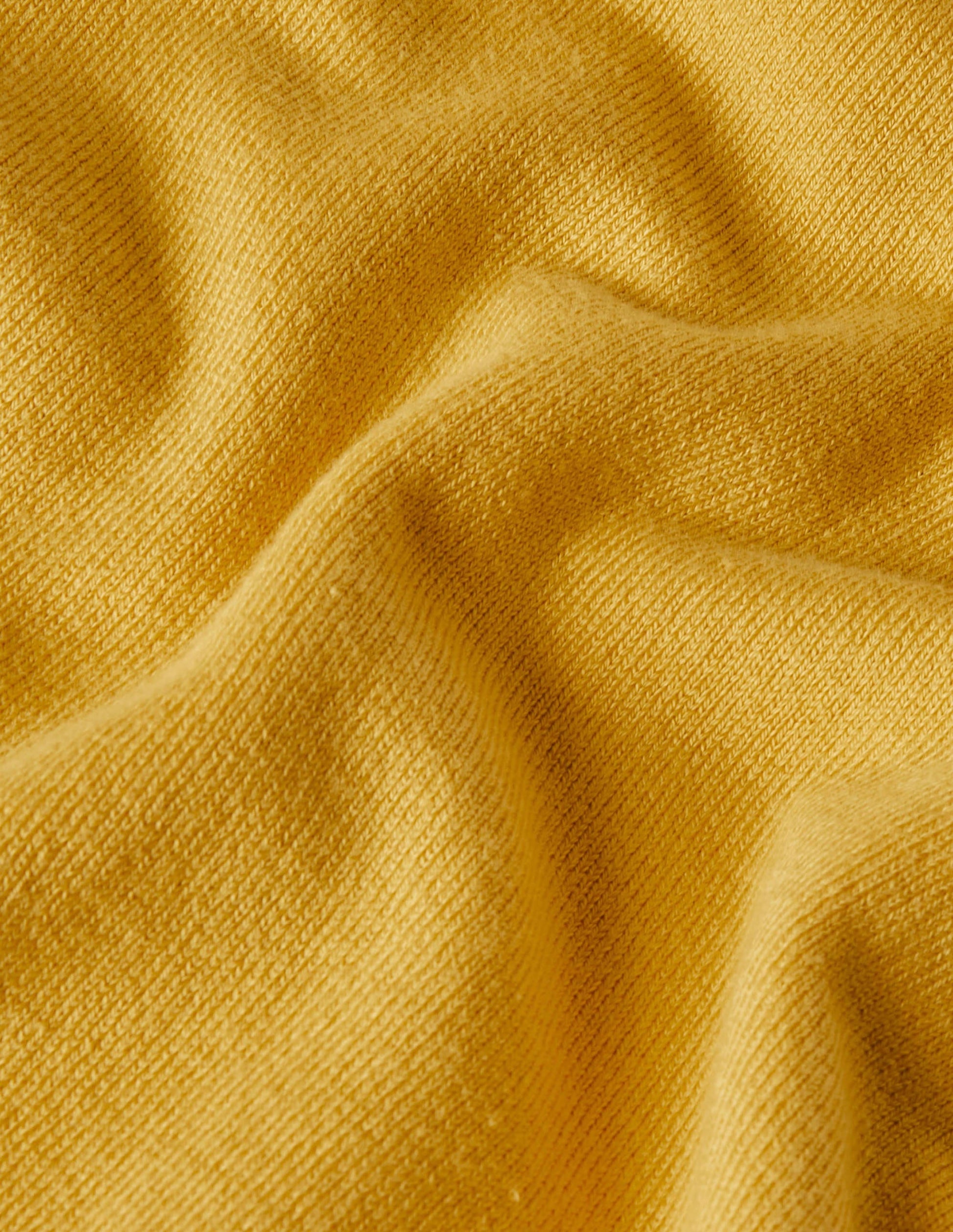 Cotton V-Neck Jumper-Honey Gold-6