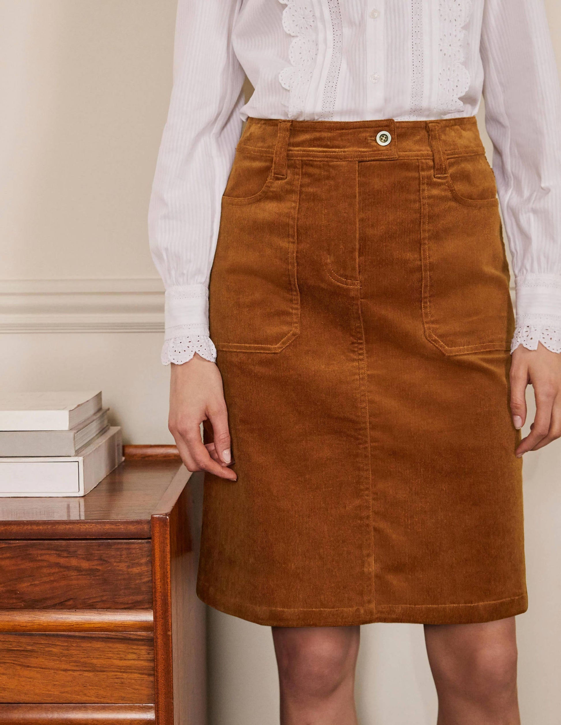 Cavendish Skirt-Ginger-3