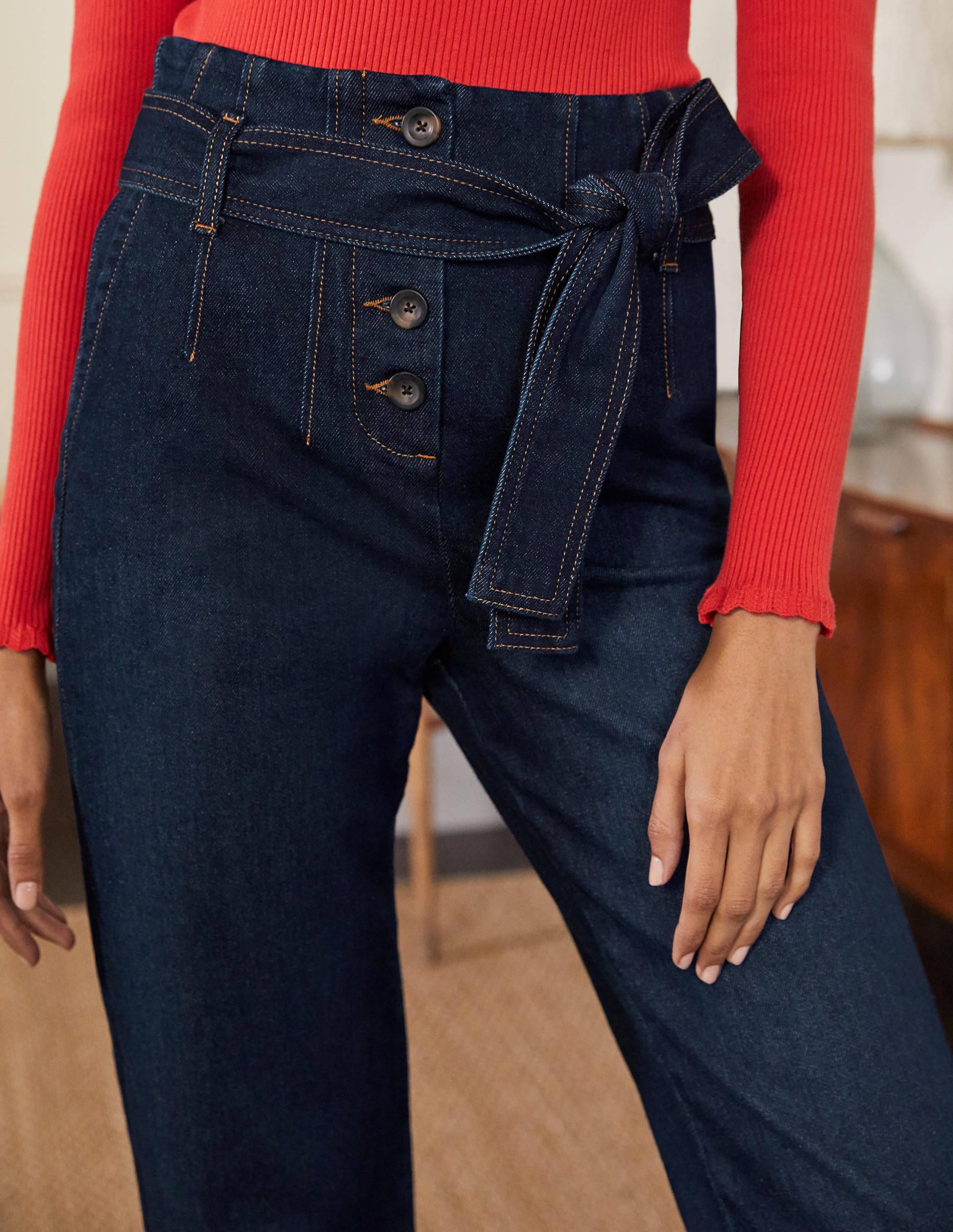 Berkeley Tapered Trousers-Dark Vintage - Image 2