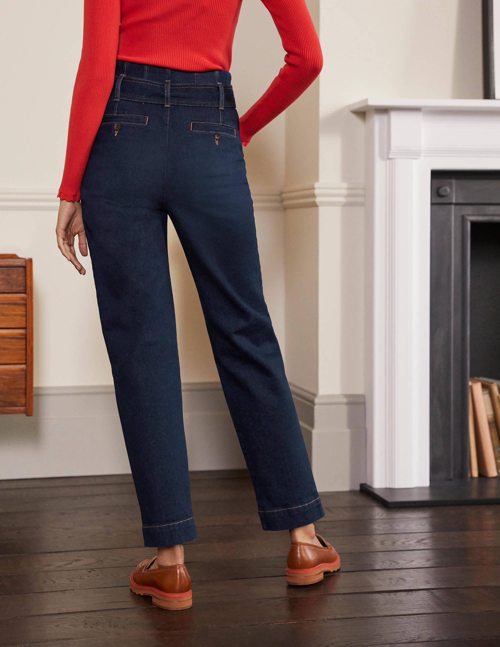 Berkeley Tapered Trousers-Dark Vintage - Image 3