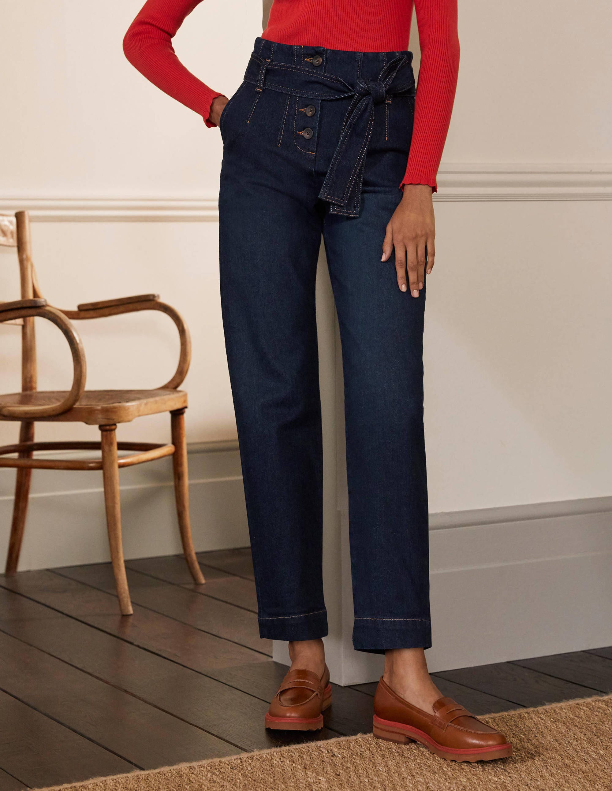 Berkeley Tapered Trousers-Dark Vintage - Image 4