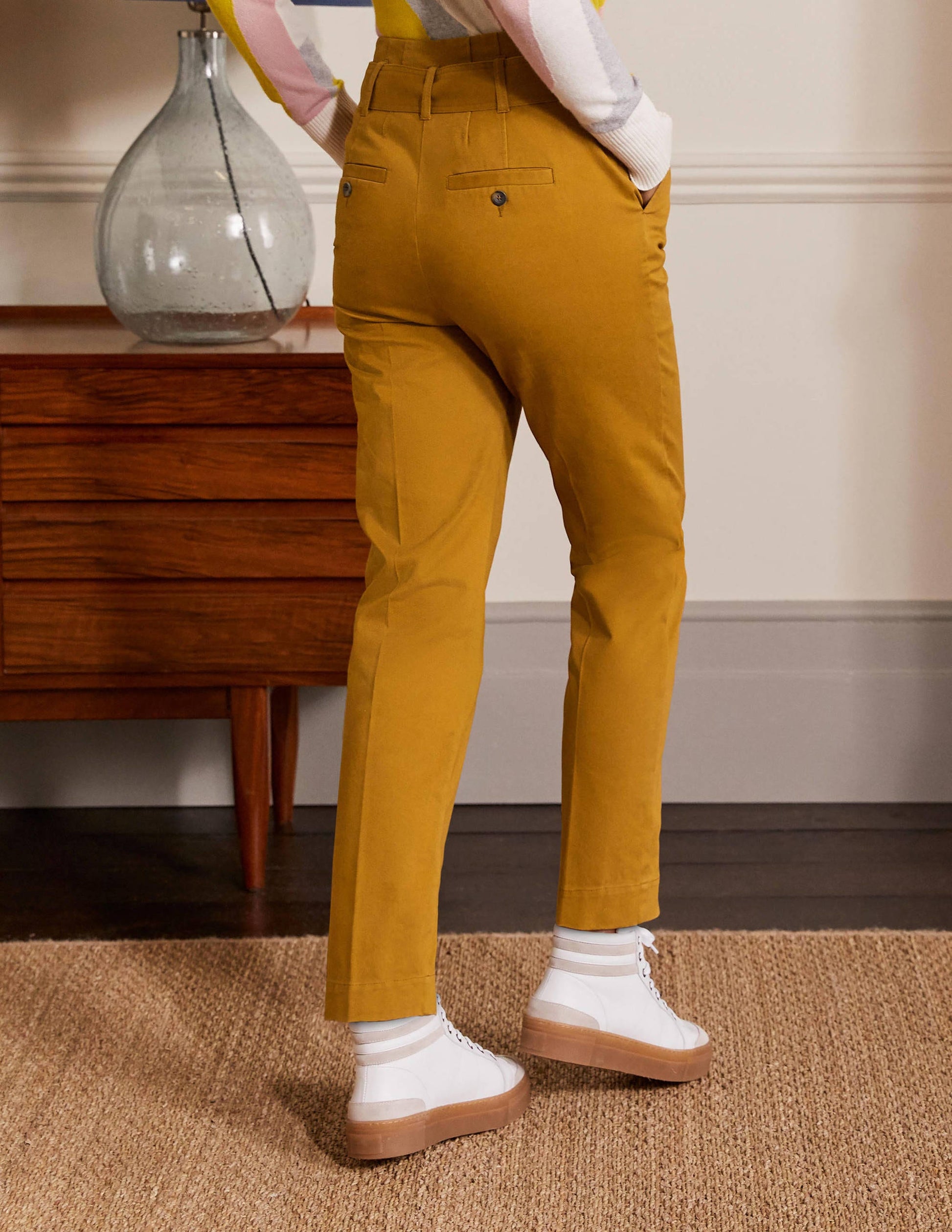 Berkeley Tapered Trousers-Frankincense-3