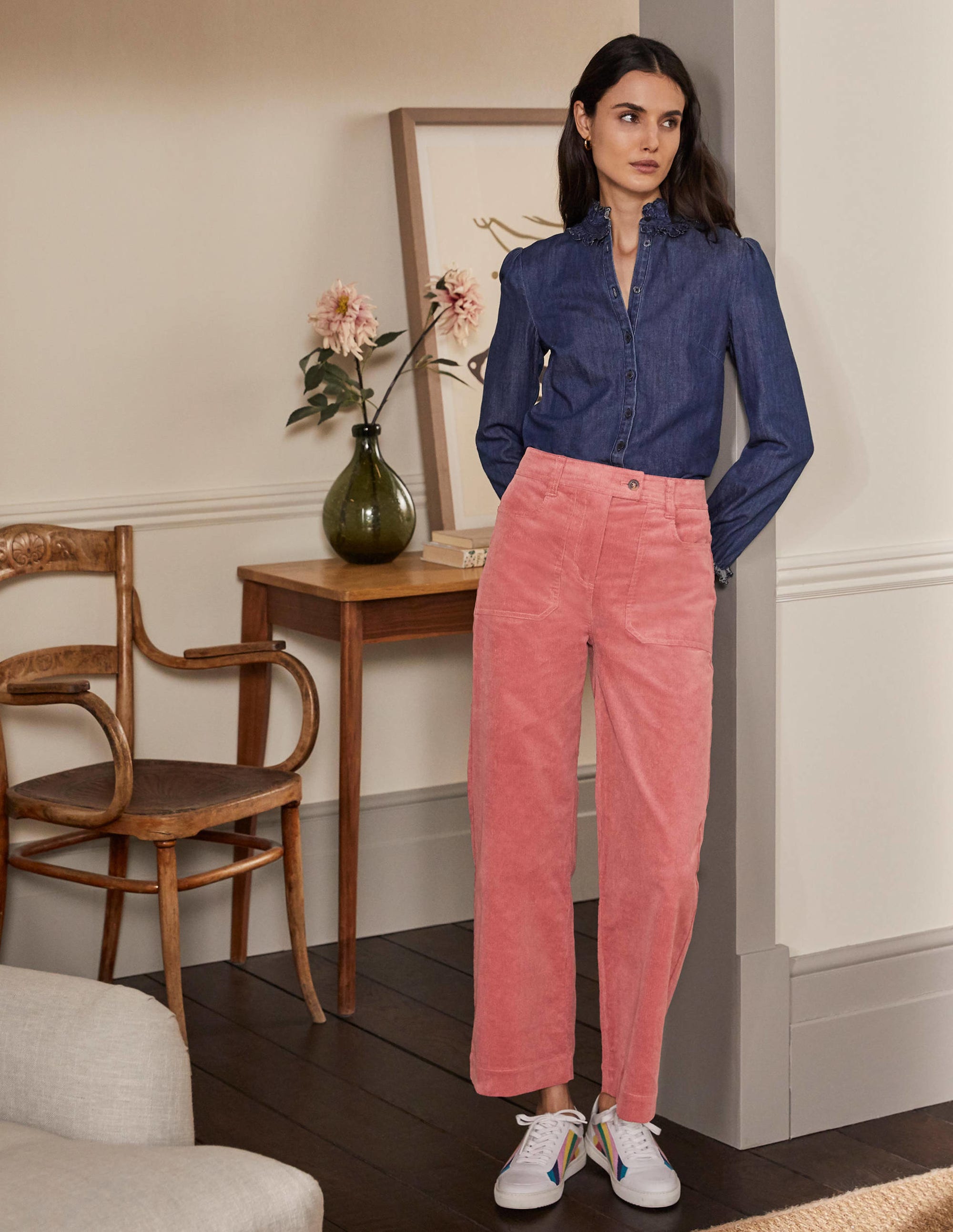 Pantalon Cavendish-Rose poudré - Image 1