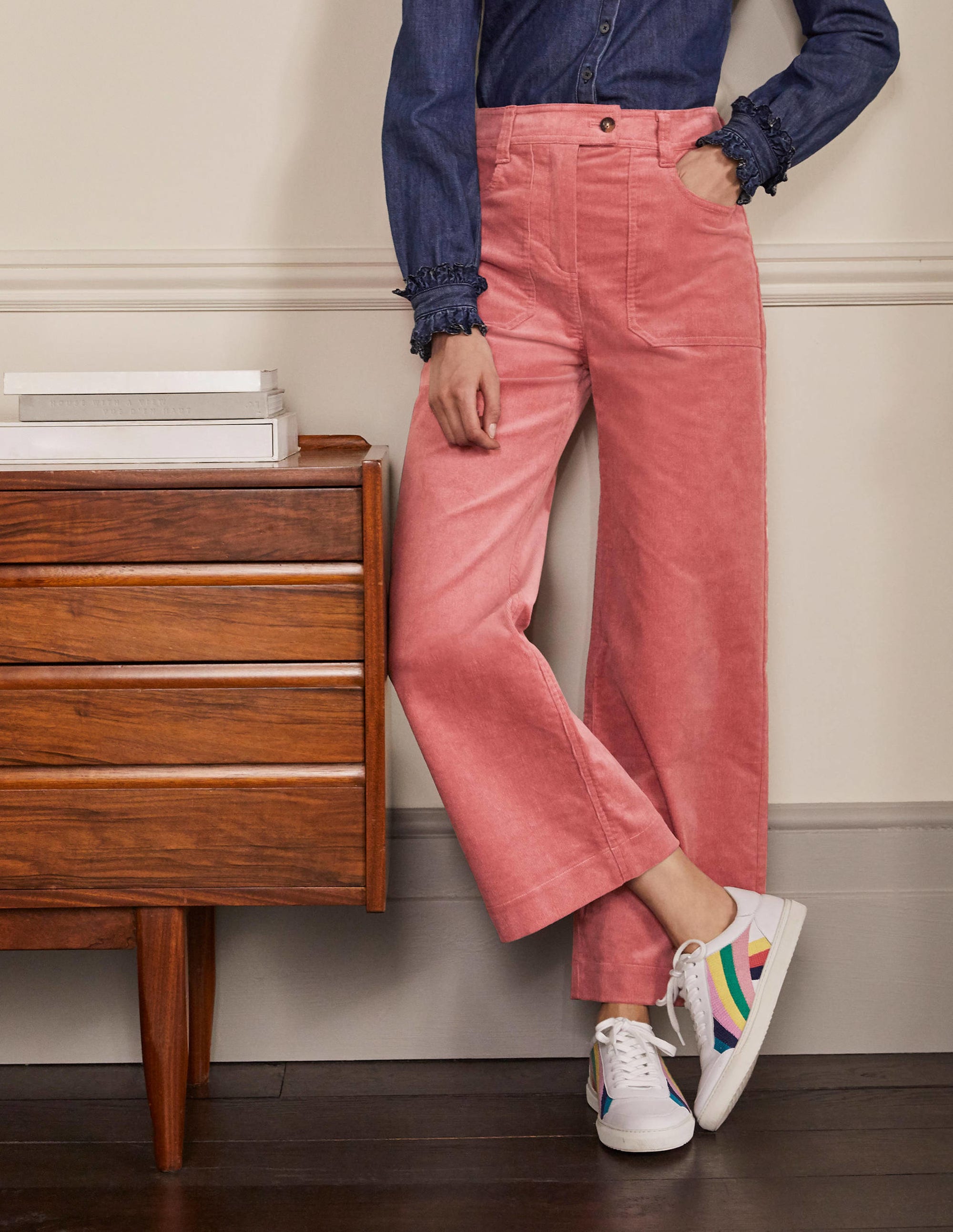 Pantalon Cavendish-Rose poudré - Image 2
