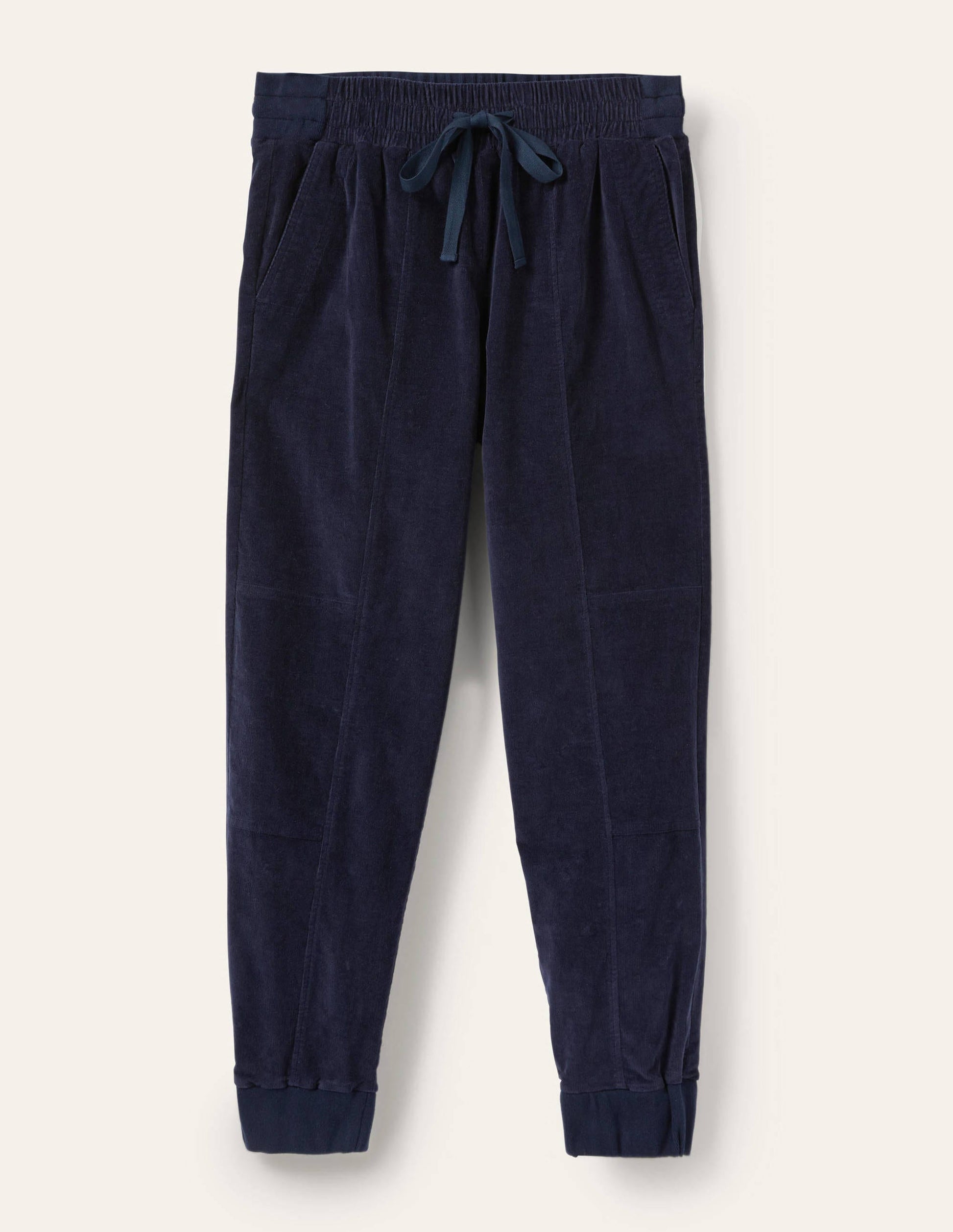 Pantalon Dorset en velours côtelé-Bleu marine-5