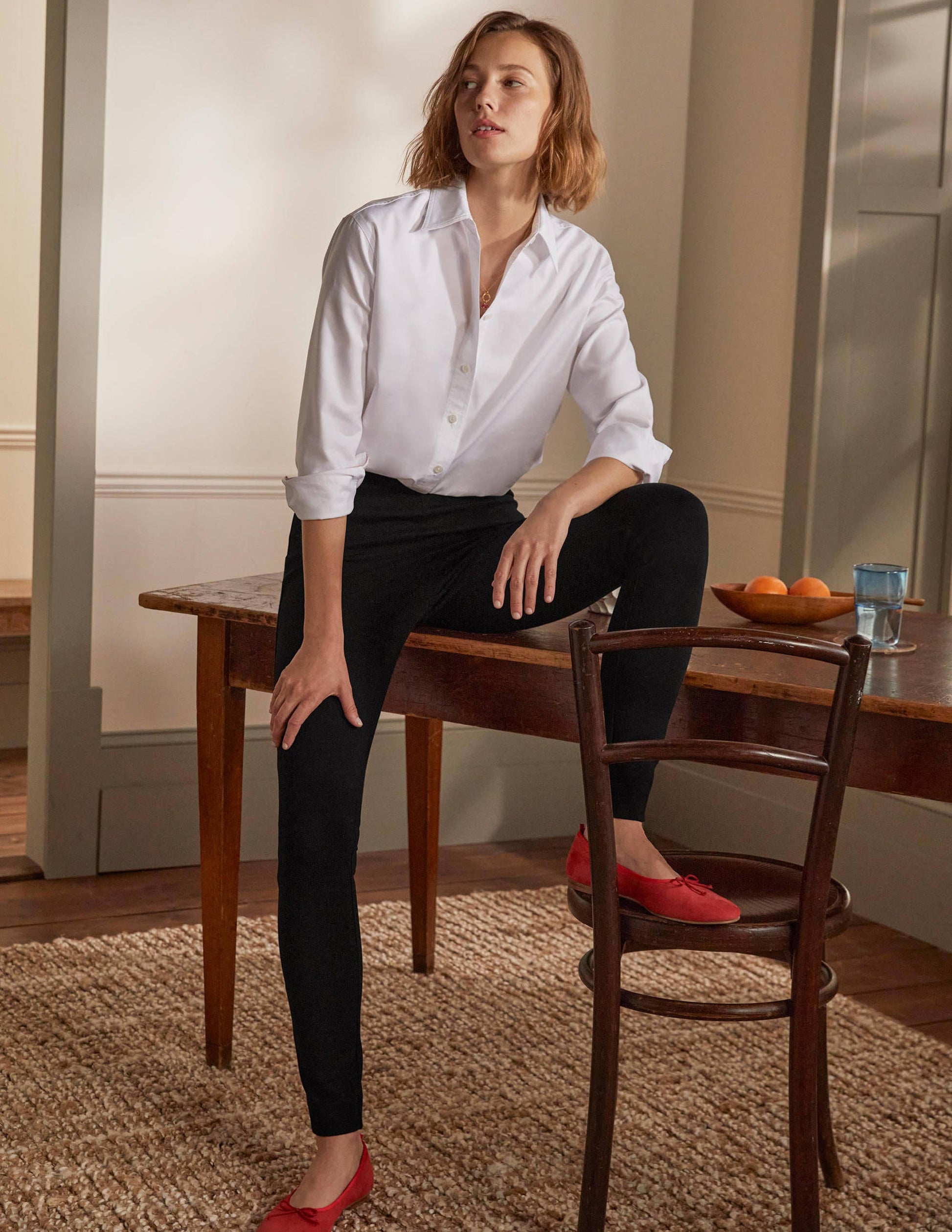 Legging en point de Rome-Noir-4