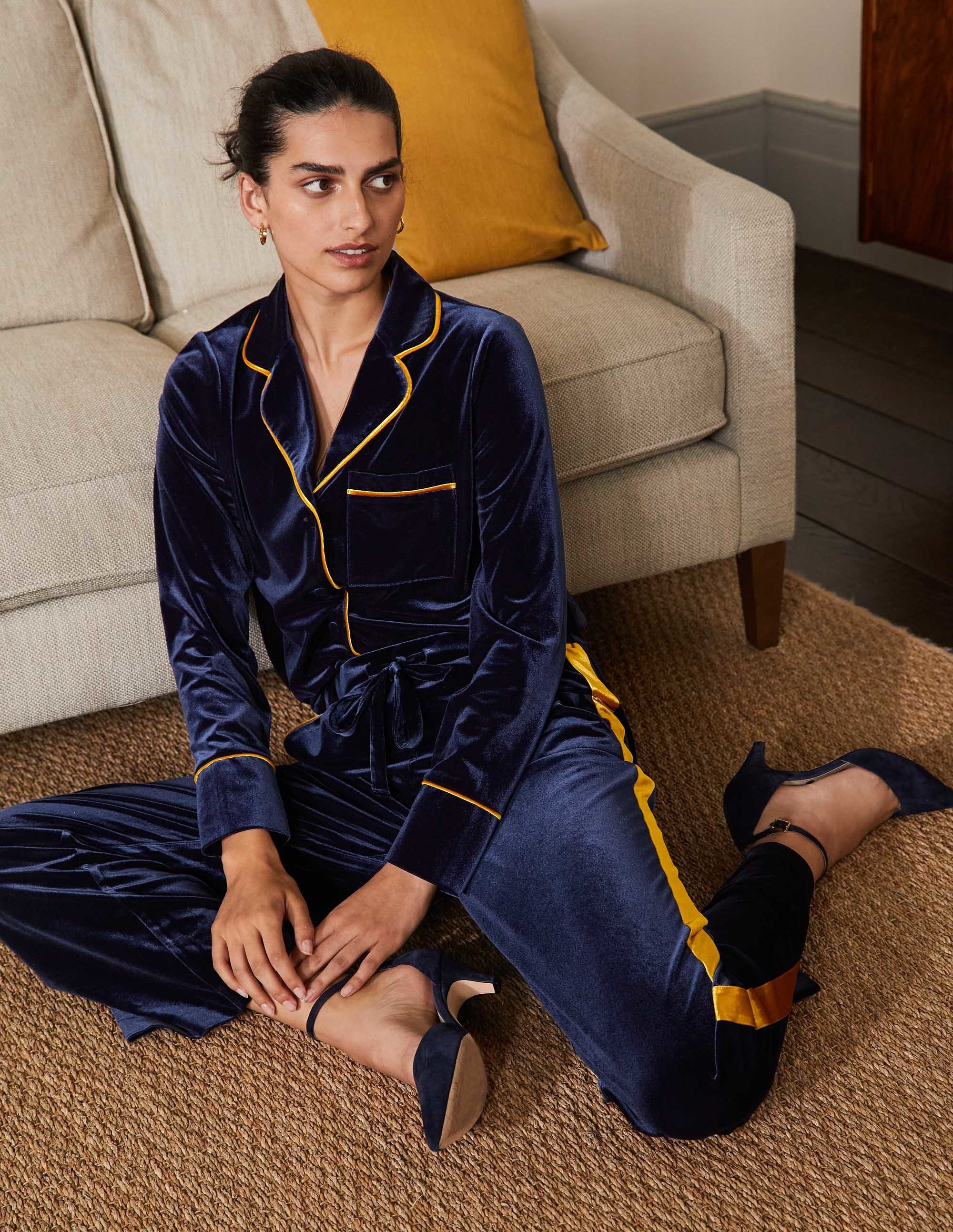 Zena Hose-Marineblau - Image 5