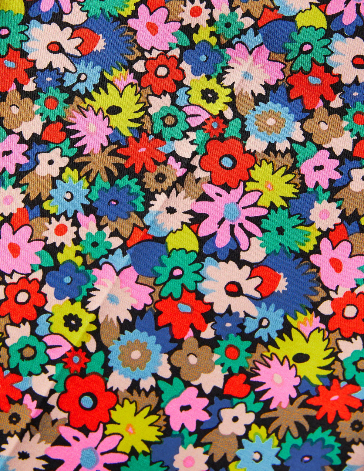 Richmond 7/8-Hose-Kirschrot, Bunte Gänseblümchen - Image 7