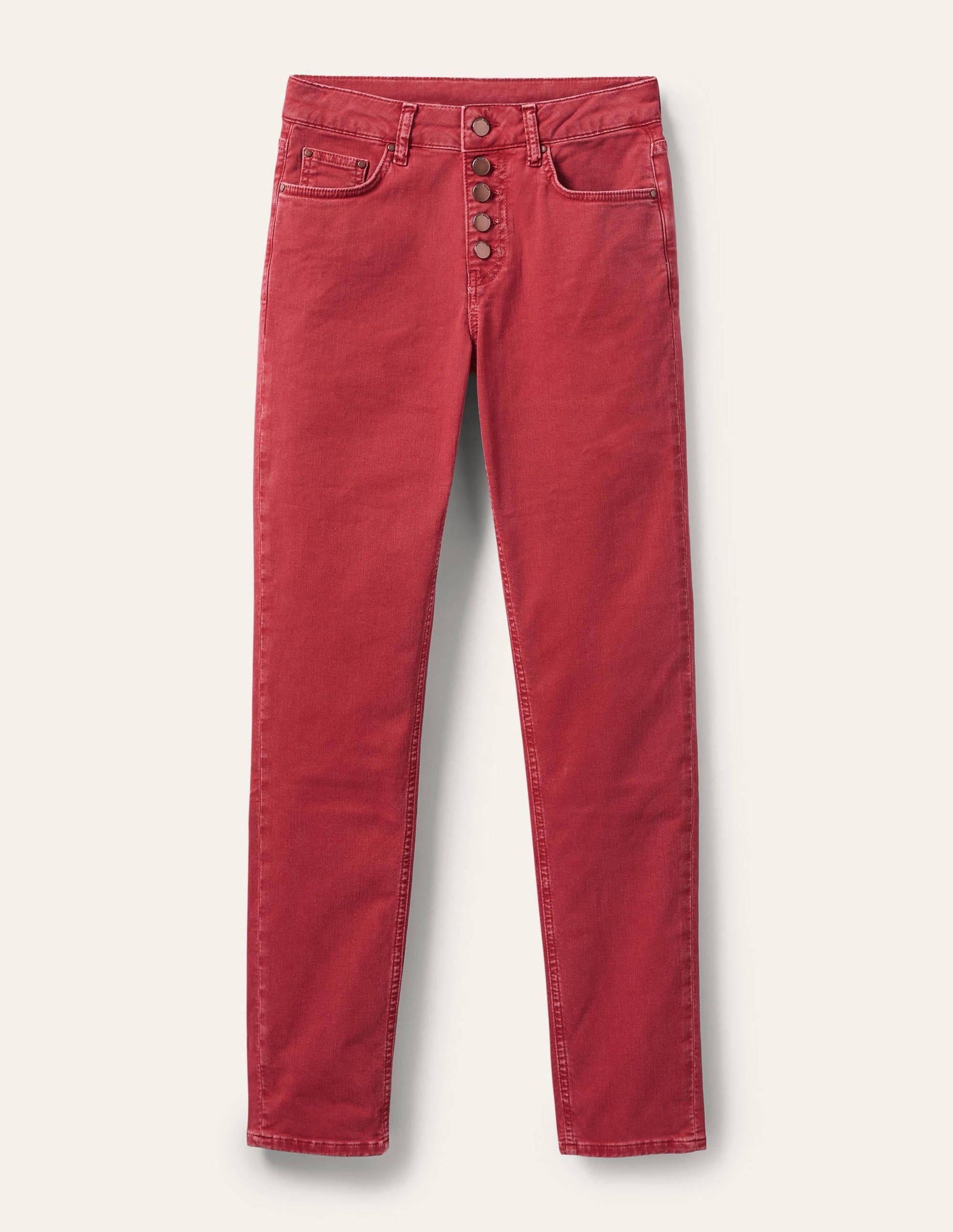 Girlfriend-Jeans-Dunkle Hagebutte-5