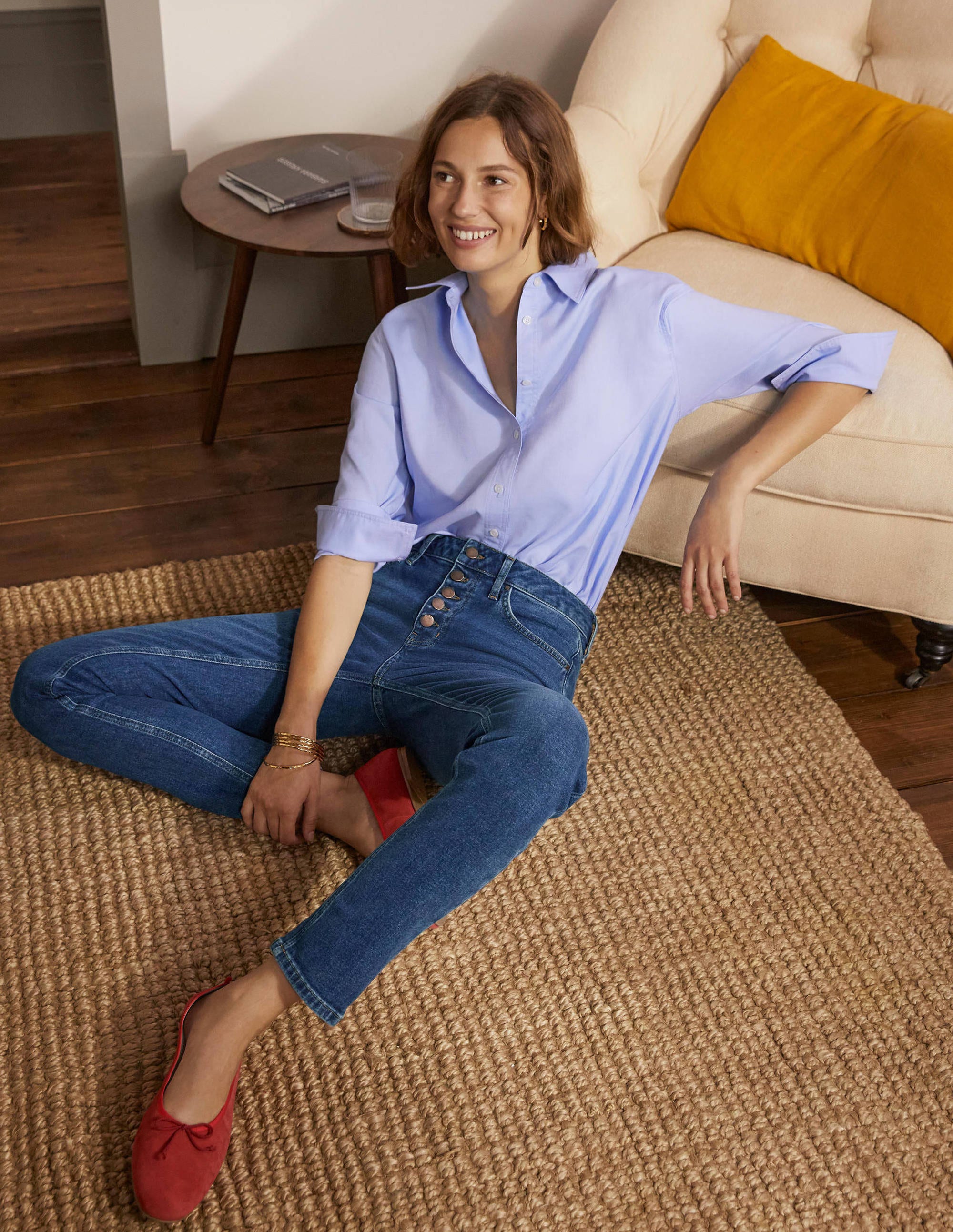 Girlfriend-Jeans-Mittleres Vintageblau - Image 4