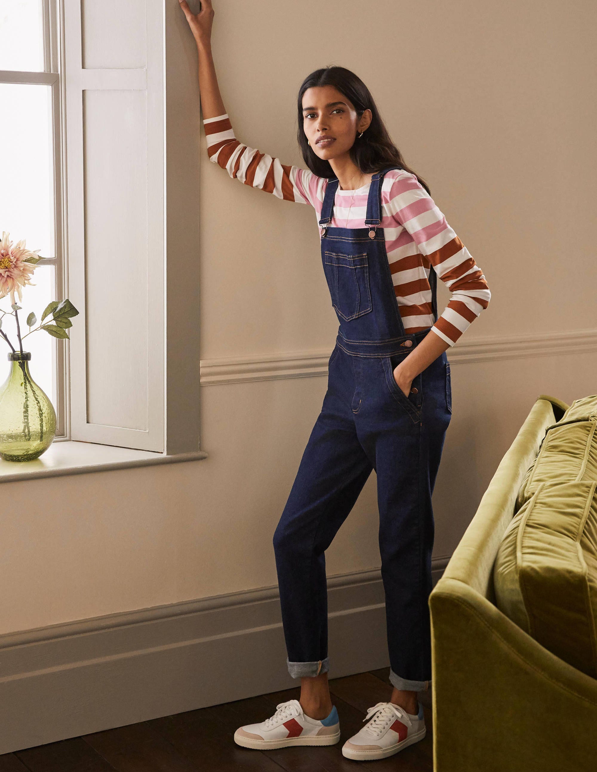 Girlfriend-Latzhose-Indigoblau - Image 1