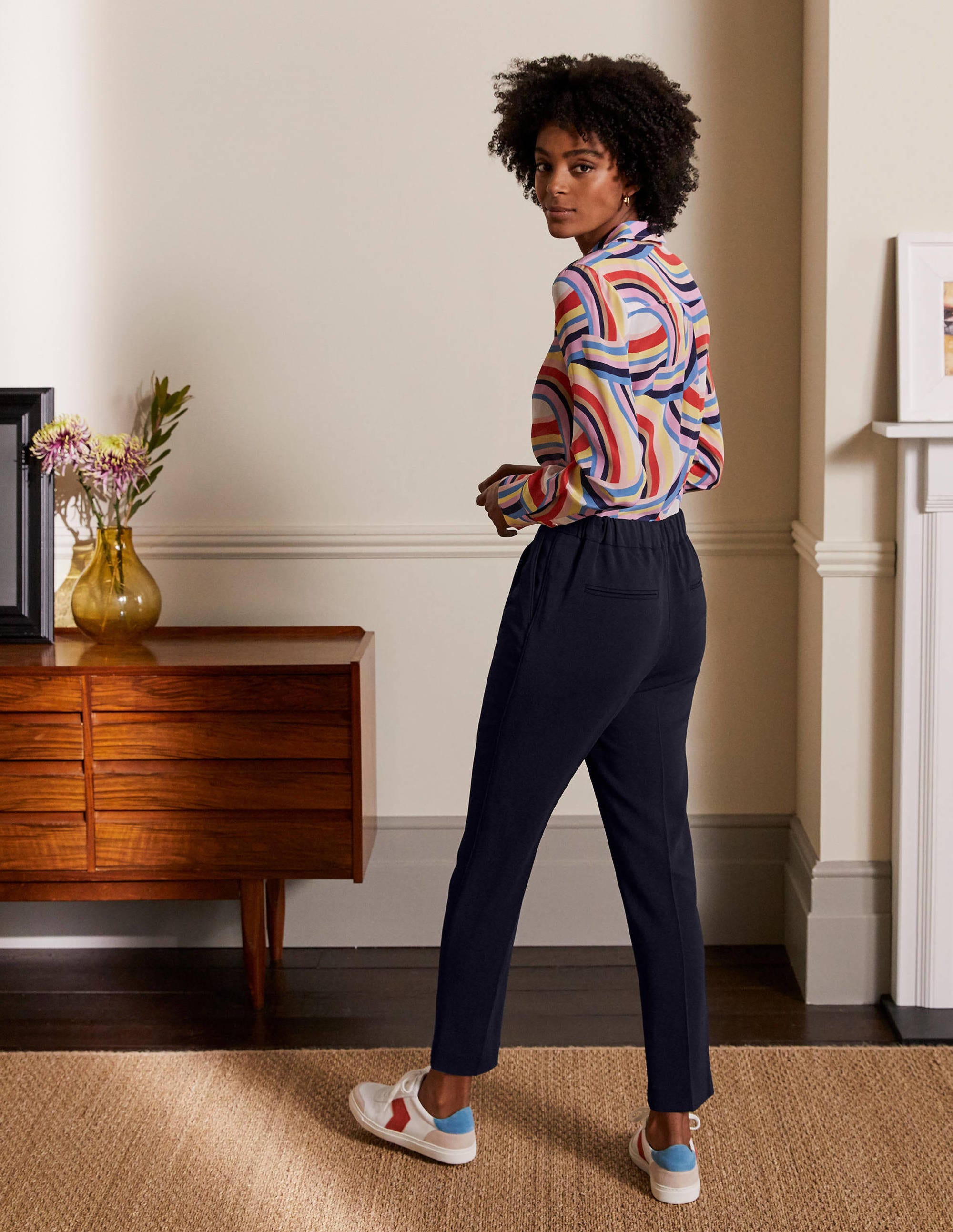 Pantalon Albemarle à enfiler-Bleu marine - Image 3