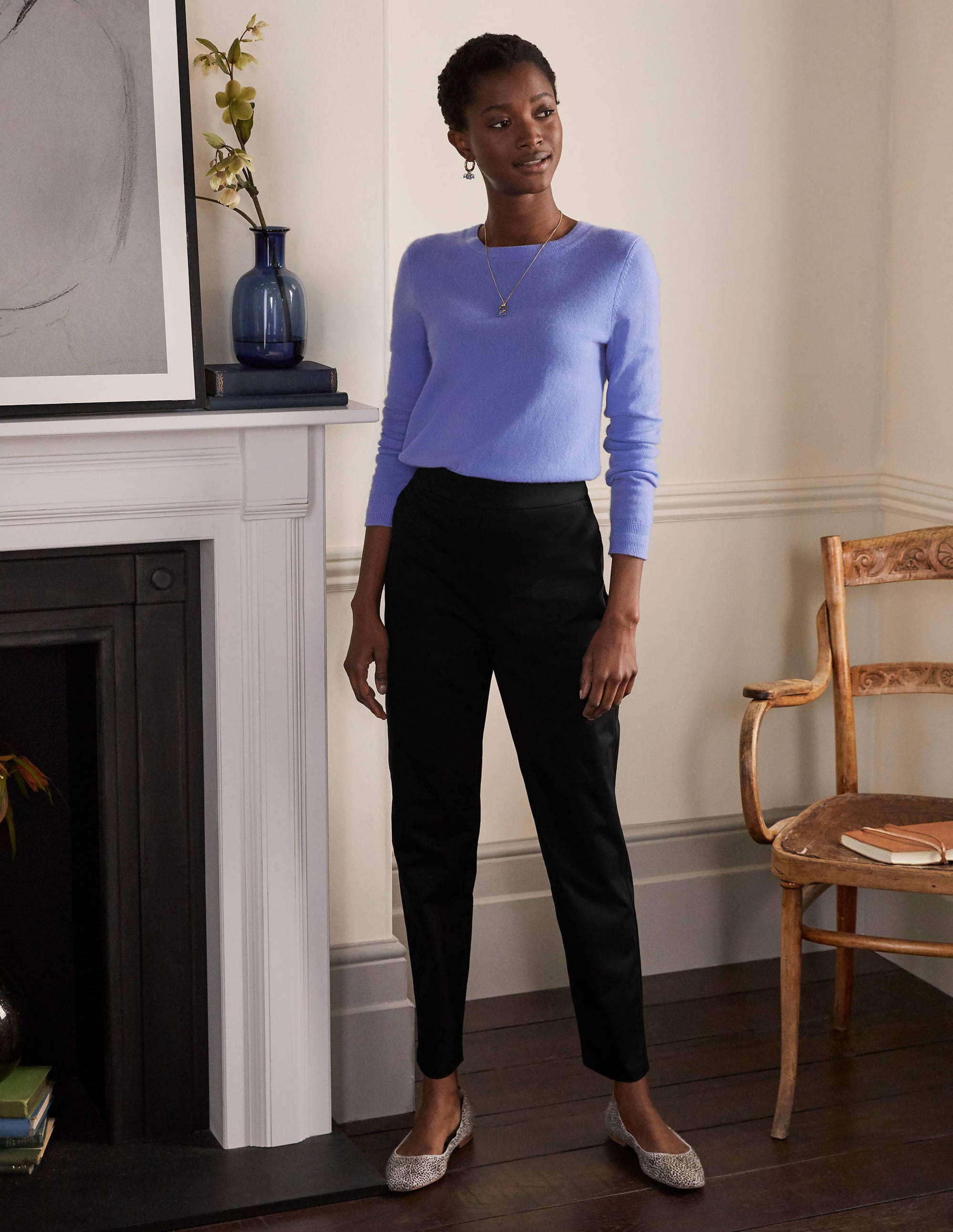 Pantalon à enfiler-Noir - Image 1
