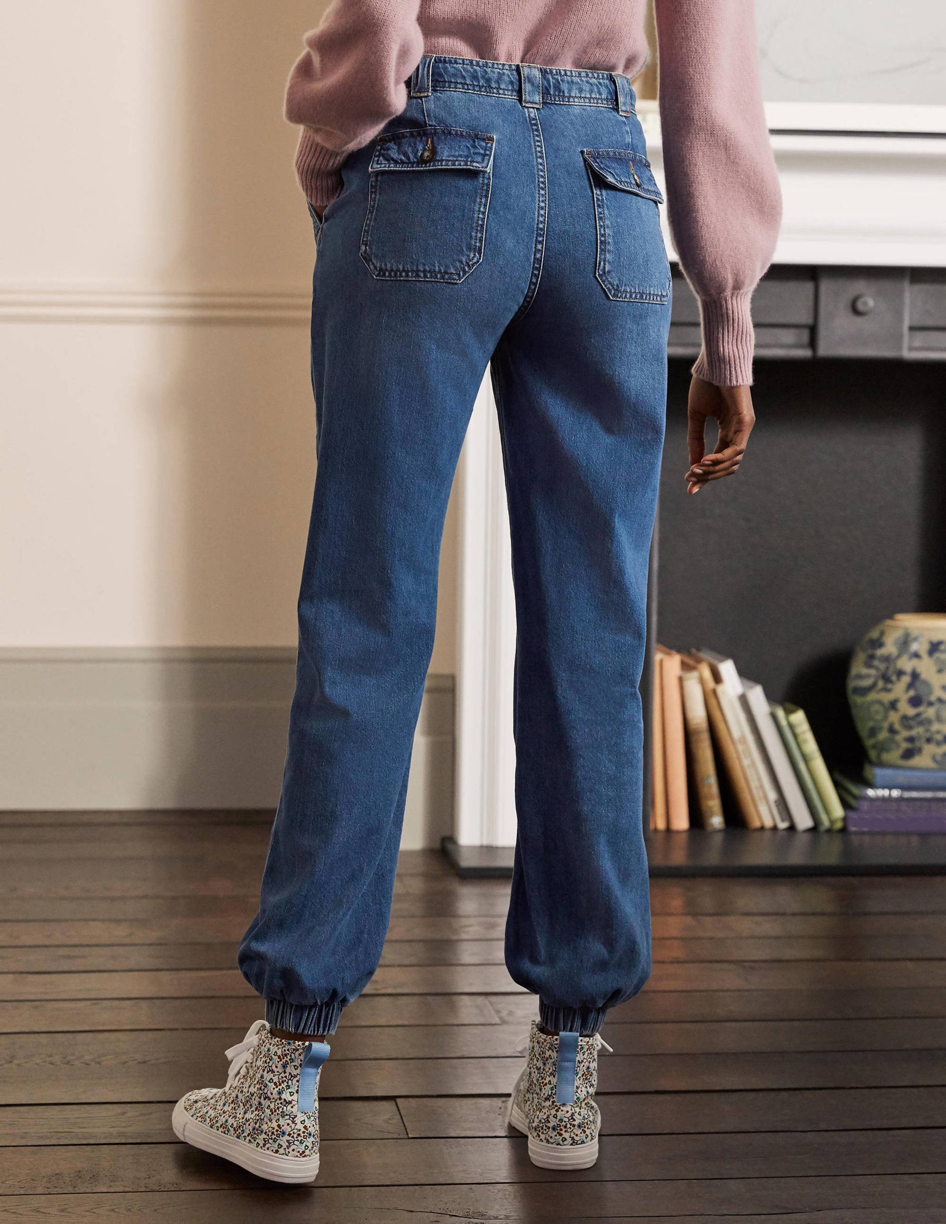 Gowrie Hose-Helles Vintageblau-2