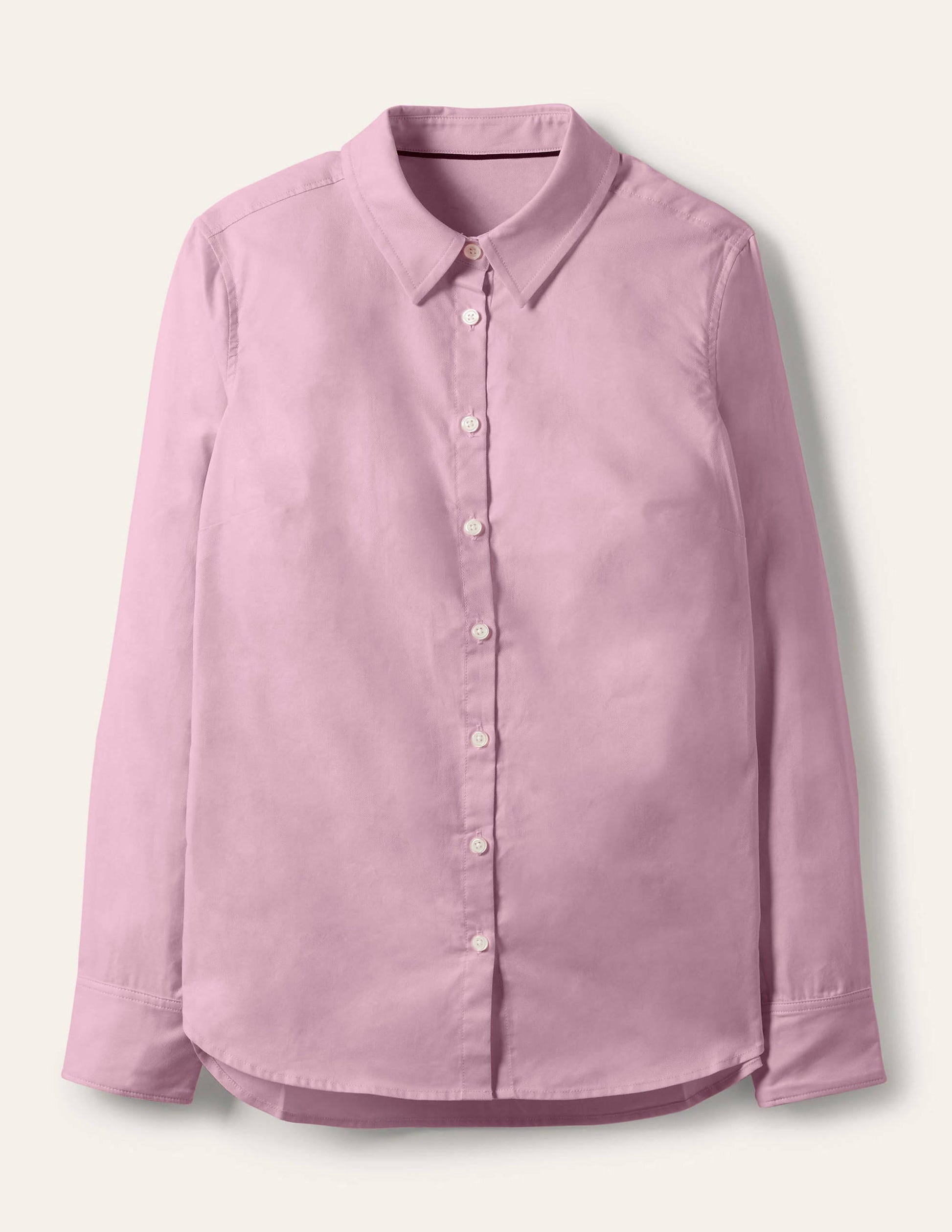 La chemise en coton-Oxford rose-5