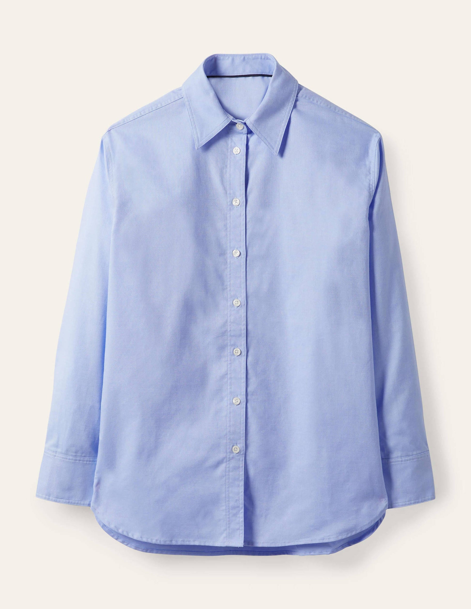 Agnes Oversize-Hemd-Blau, Oxford-5