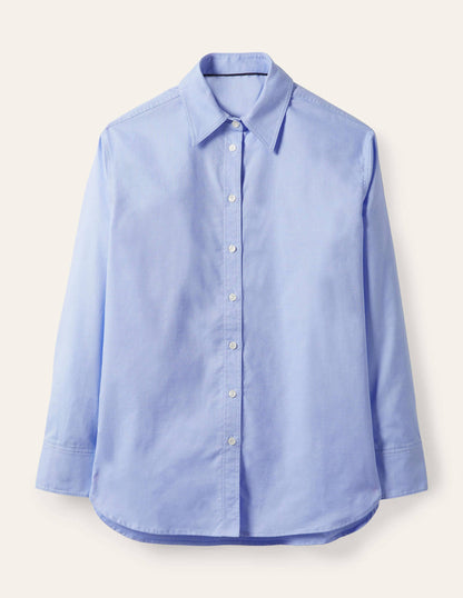 Agnes Oversize-Hemd-Blau, Oxford-5